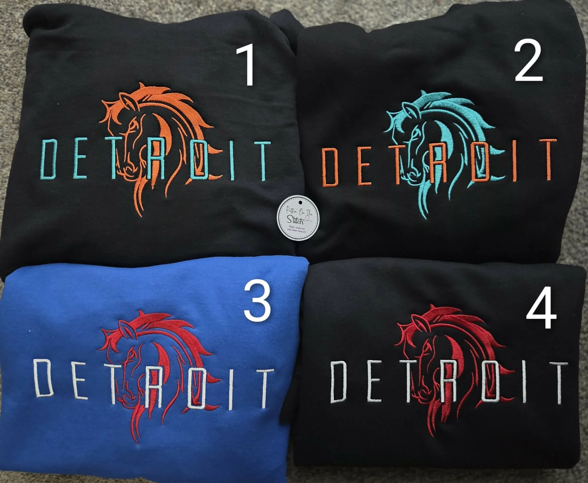 Piston Embroidered Sweatshirt