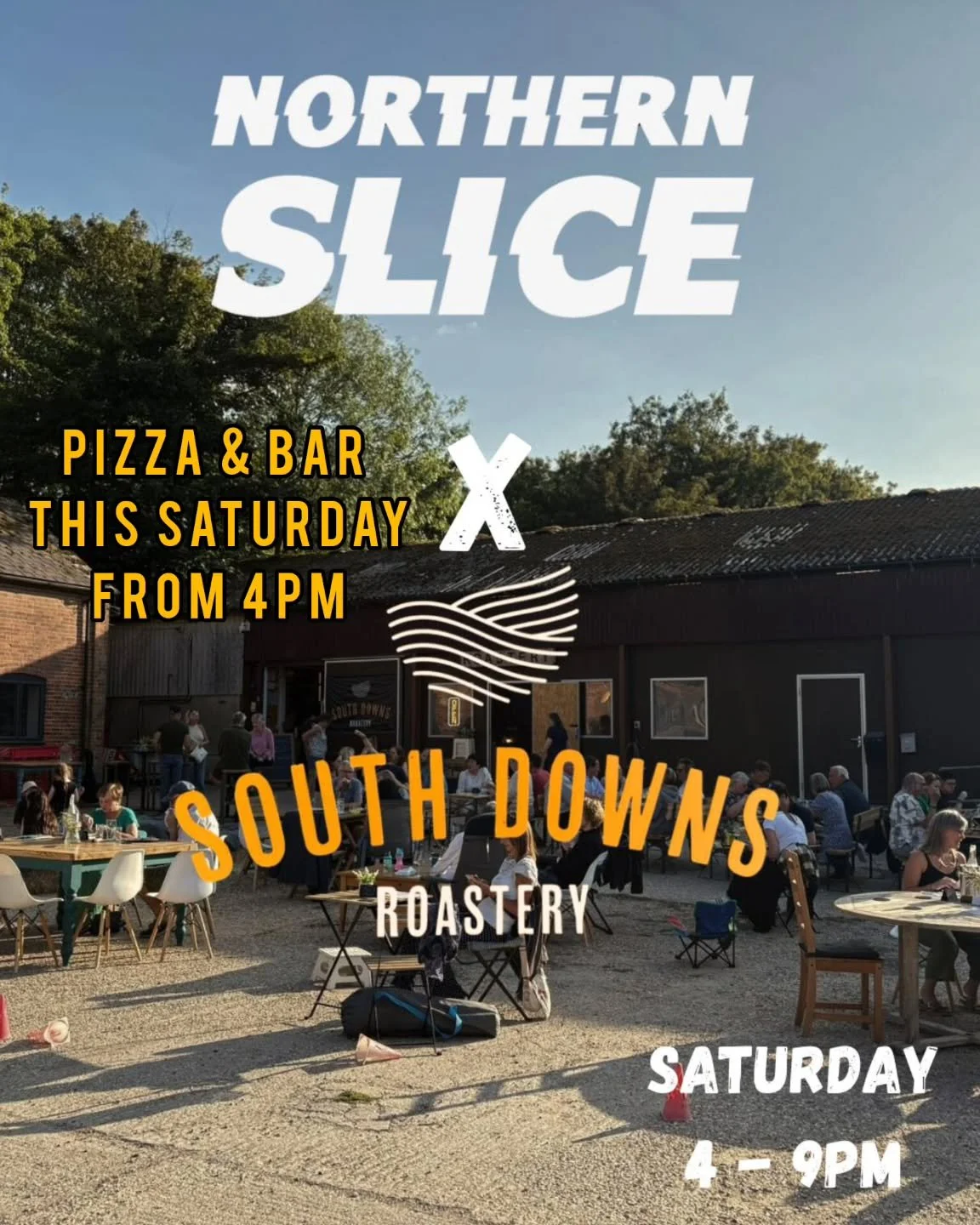 The weather for this weekend may not be great, but fear not because @northern.slice are back at the roastery with their incredible pizzas this Saturday from 4pm to 9pm. No booking required; simply turn up, find a table and get yourself a drink from t