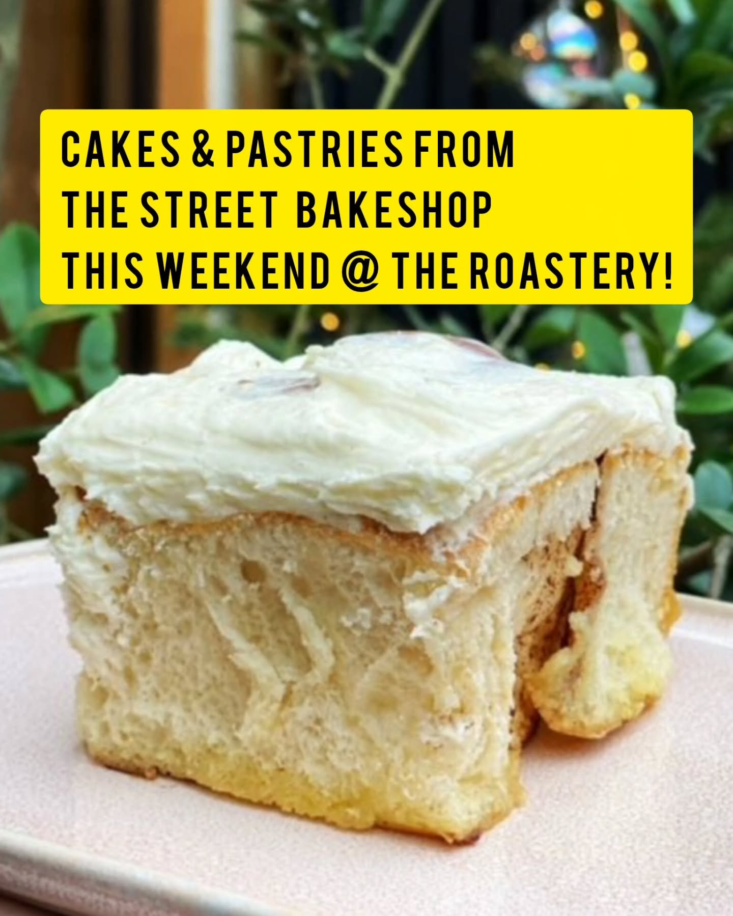 BIG ANNOUNCEMENT!!! This weekend, swing by the Roastery for our new range of delicious local goodies from @the_street_bakeshop, Hampshire's multi-award winning bakery! Expect mouth-watering cakes, pastries, sourdough bread, and sausage rolls. Give th