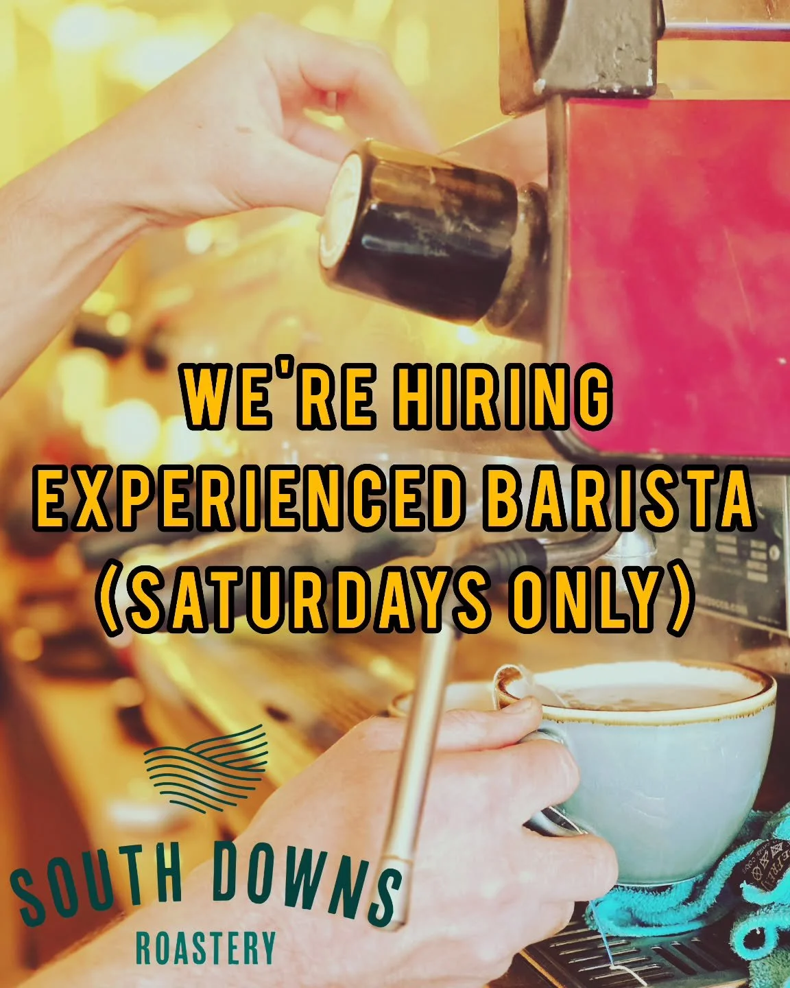 We are looking for an experienced Saturday Barista.

Do you love coffee and like the sound of working at a busy coffee Roastery on a working farm? 

Are you an experienced Barista that can maintain high standards whilst working in a fast-paced Coffee