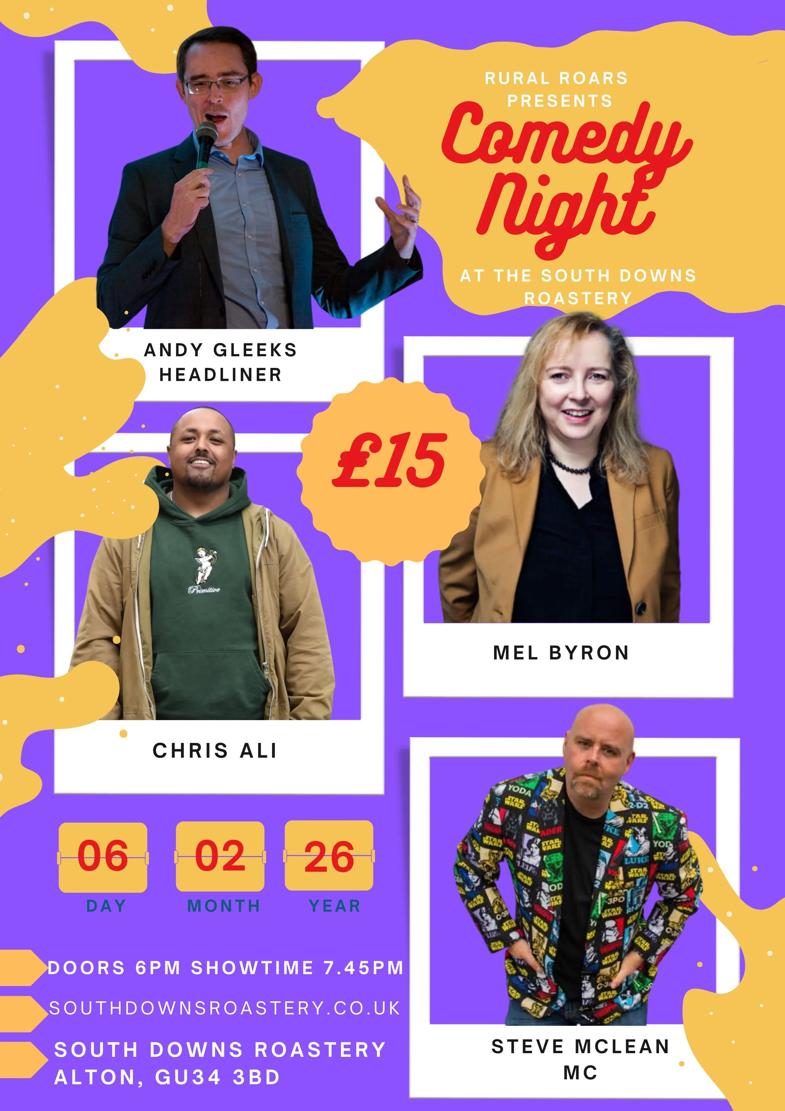 Comedy Night at the Roastery