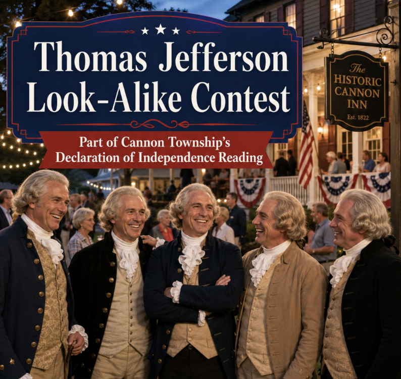 Think You Could Pass for Thomas Jefferson? Cannon Township Wants to See It