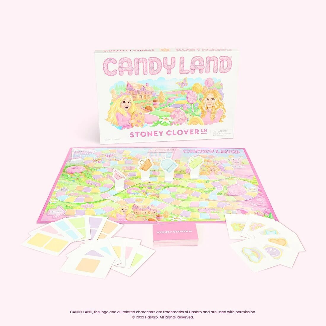 CANDYLAND x Stoney Clover 🍭🍫🍬💓 perfect activity for a snowy day 💓❄️☃️ available on stoneyclover.com
