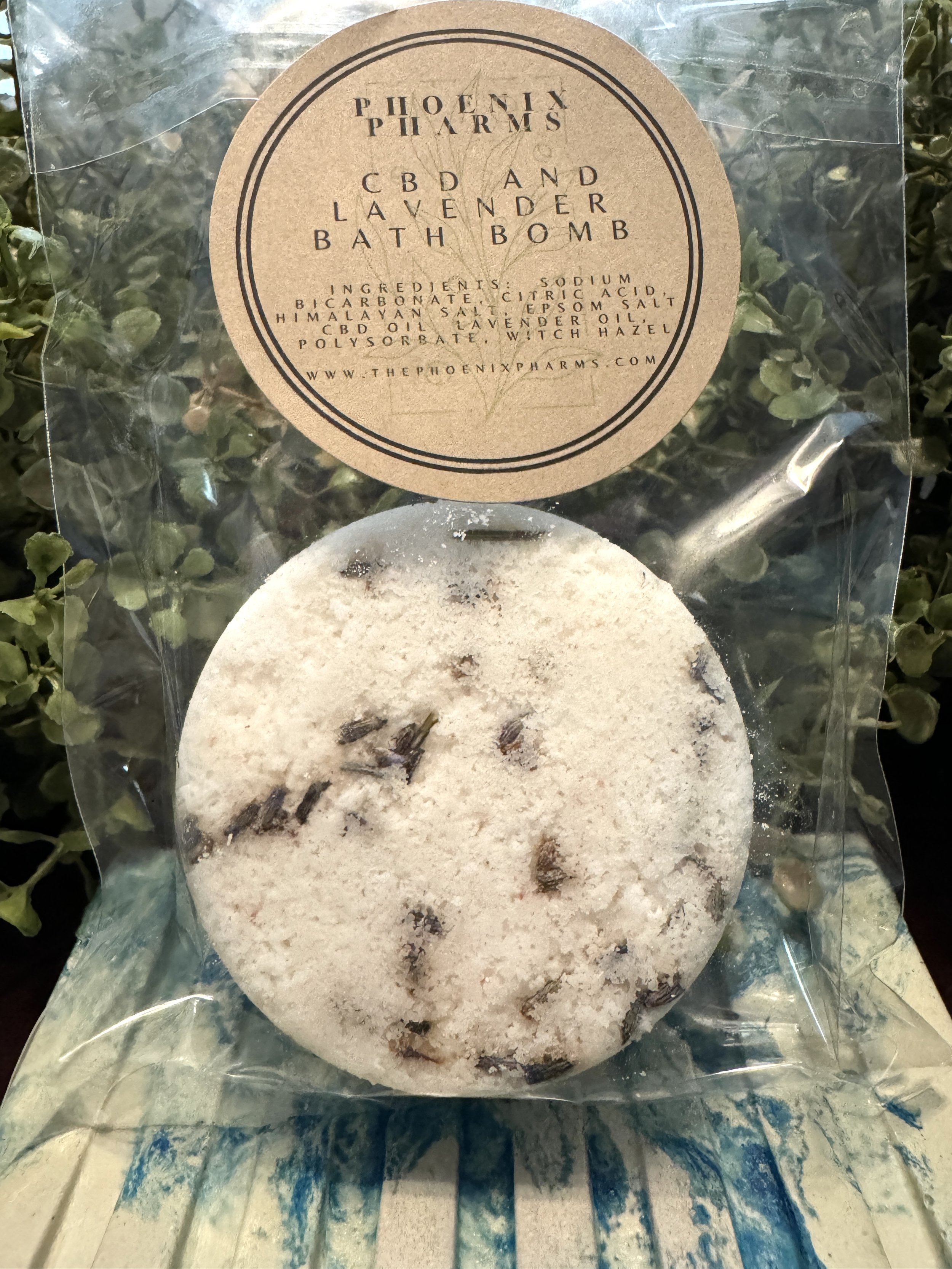 CBD and Lavender Bath Bomb