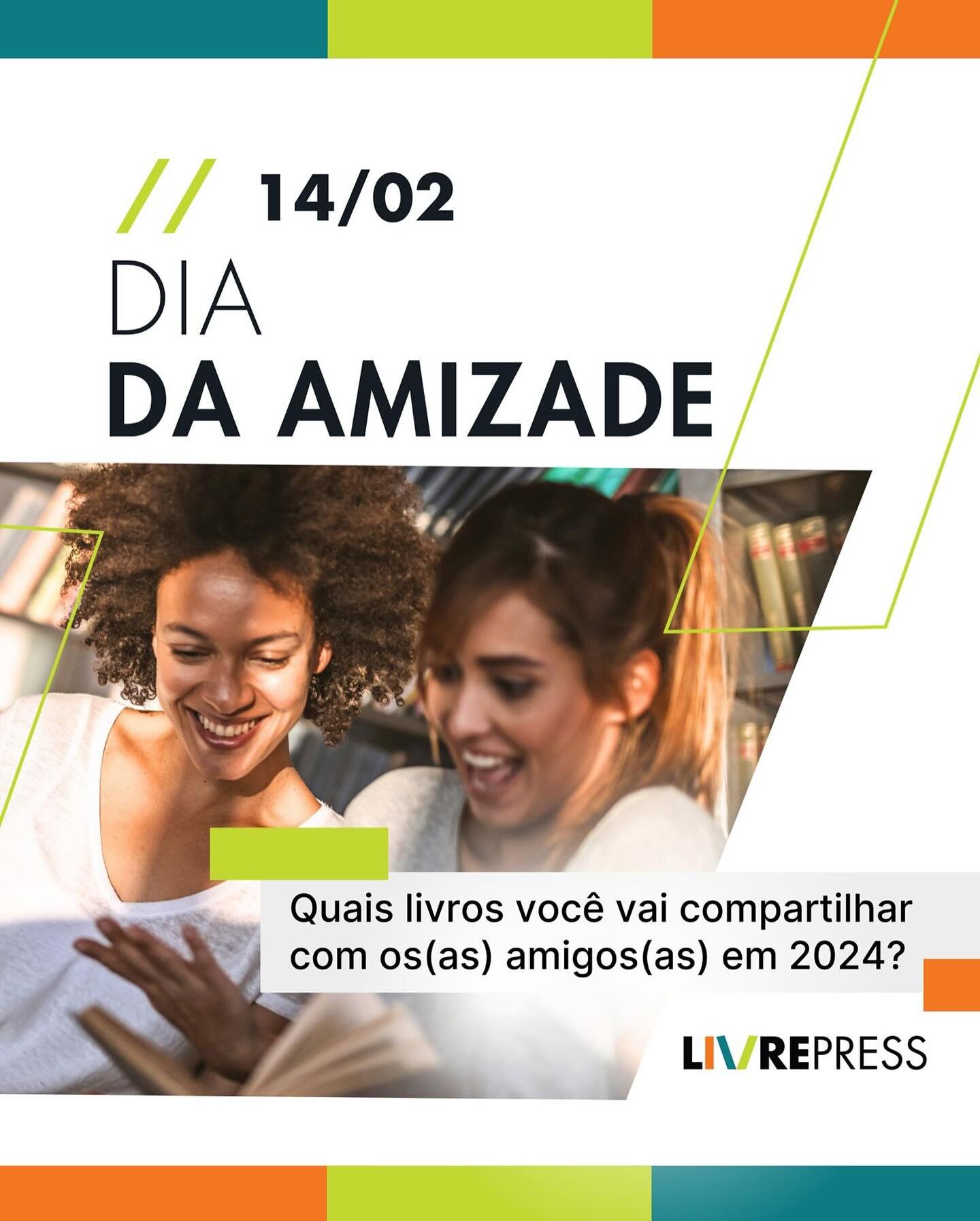 Conta aqui pra gente - quais livros voc&ecirc; pretende compartilhar com os(as) amigos(as) em 2024?

#diadaamizade #valentinesday2024 #bookstagram #livrosnovos