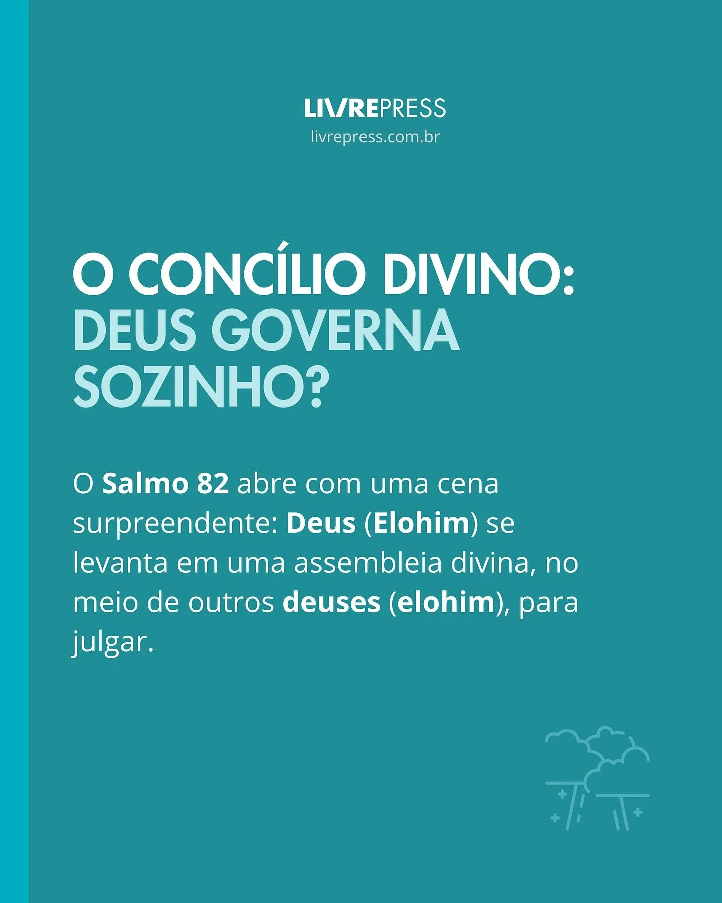 Voc&ecirc; j&aacute; leu o Salmo 82? Provavelmente sim. Mas voc&ecirc; realmente entendeu o que estava escrito ali?

A tradu&ccedil;&atilde;o em portugu&ecirc;s suaviza o impacto, mas o texto hebraico &eacute; cristalino: Deus (Elohim) se levanta em 