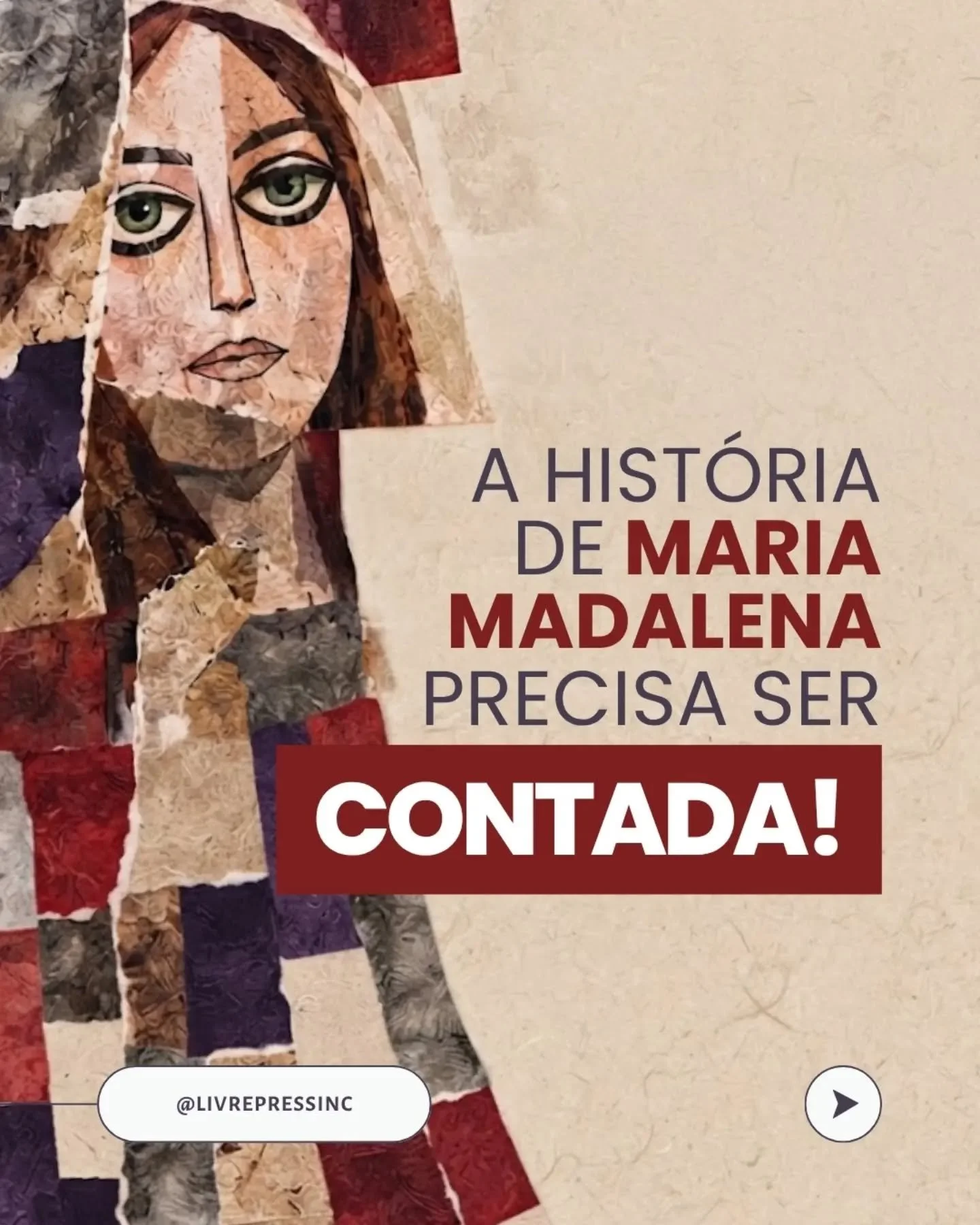 A hist&oacute;ria de Maria Madalena ainda precisa ser contada!

Por s&eacute;culos, conhecemos apenas a vers&atilde;o que escolheram nos contar. Mas o que acontece quando decidimos olhar al&eacute;m dos dogmas e resgatar a verdadeira trajet&oacute;ri