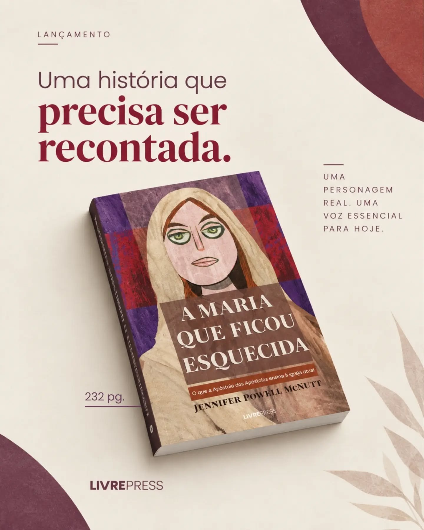 Uma hist&oacute;ria foi contada por s&eacute;culos. Mas ser&aacute; que era mesmo a hist&oacute;ria de Maria Madalena?

Em A Maria que Ficou Esquecida, Jennifer Powell McNutt revisita a trajet&oacute;ria daquela que os Evangelhos apresentam como uma 