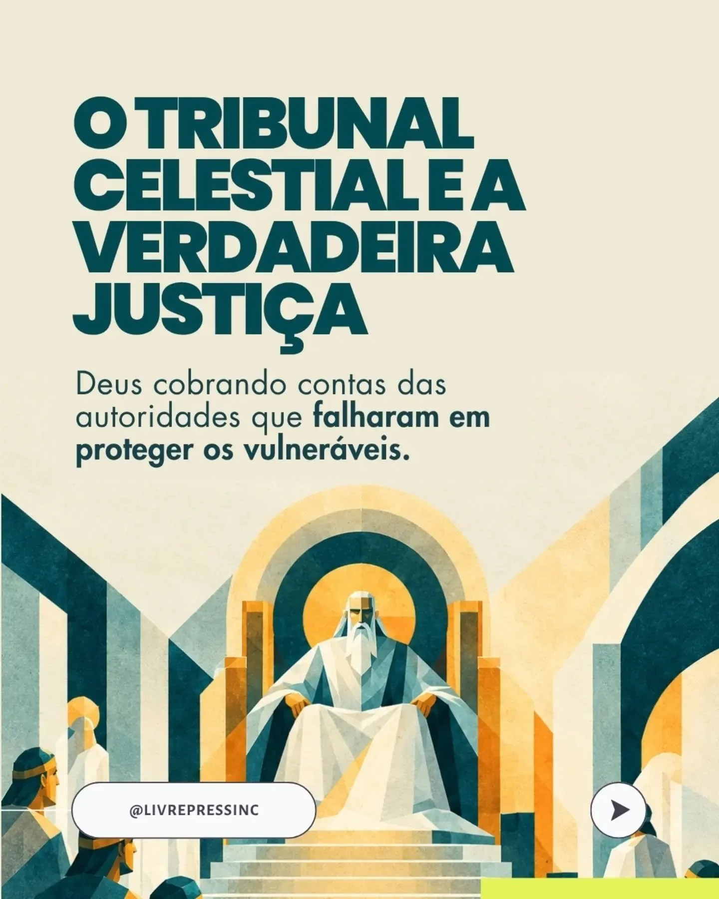 O Salmo 82 nos apresenta um tribunal celestial onde Deus cobra contas daqueles que falharam em proteger os vulner&aacute;veis.

No best-seller O Mundo Invis&iacute;vel, o Dr. Michael S. Heiser recupera a cosmovis&atilde;o sobrenatural da B&iacute;bli