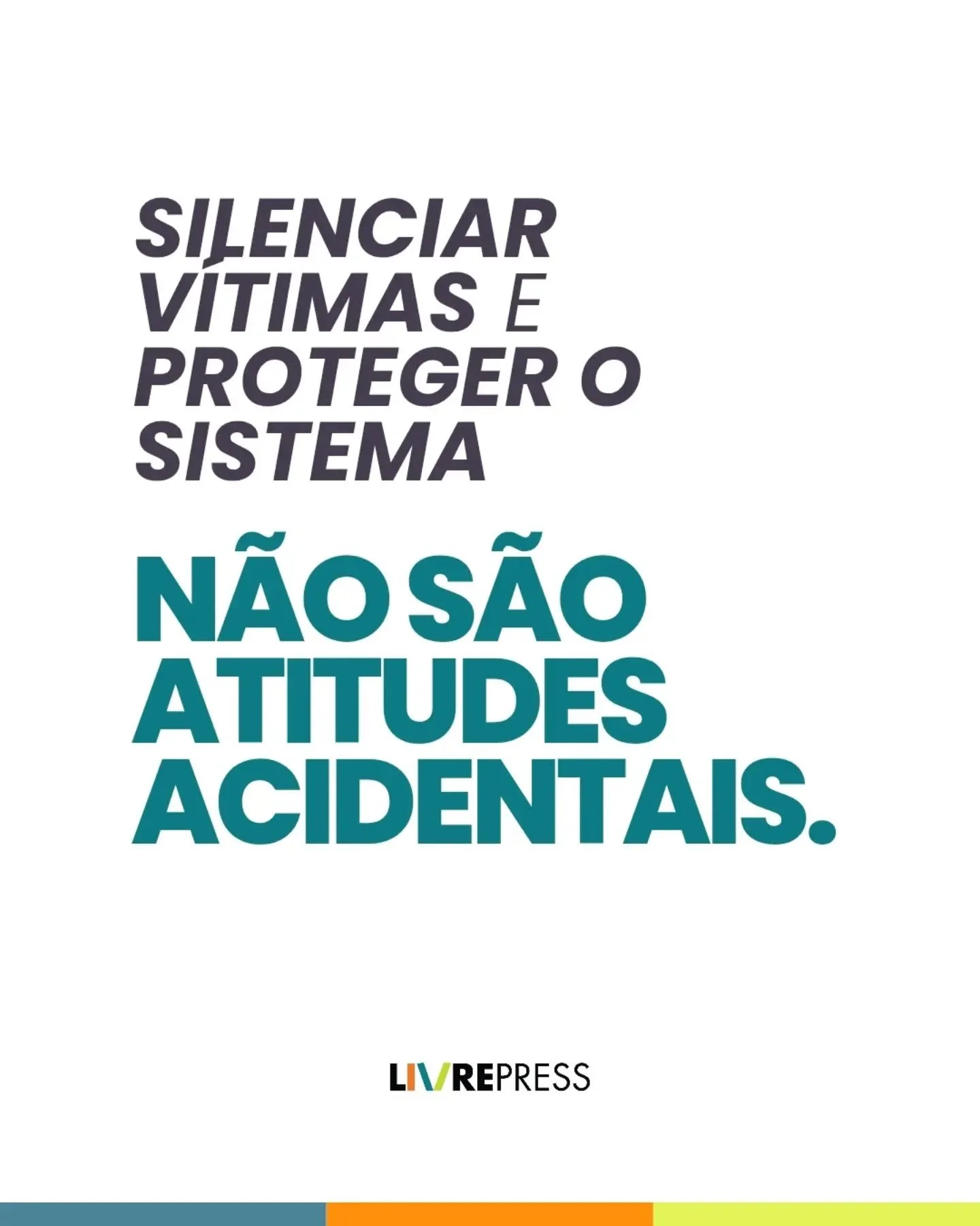 O silenciamento das v&iacute;timas e a prote&ccedil;&atilde;o dos sistemas abusivos n&atilde;o s&atilde;o acidentais.Muitas vezes, operam atrav&eacute;s de uma engrenagem invis&iacute;vel que aposta no medo, na oculta&ccedil;&atilde;o e no isolamento