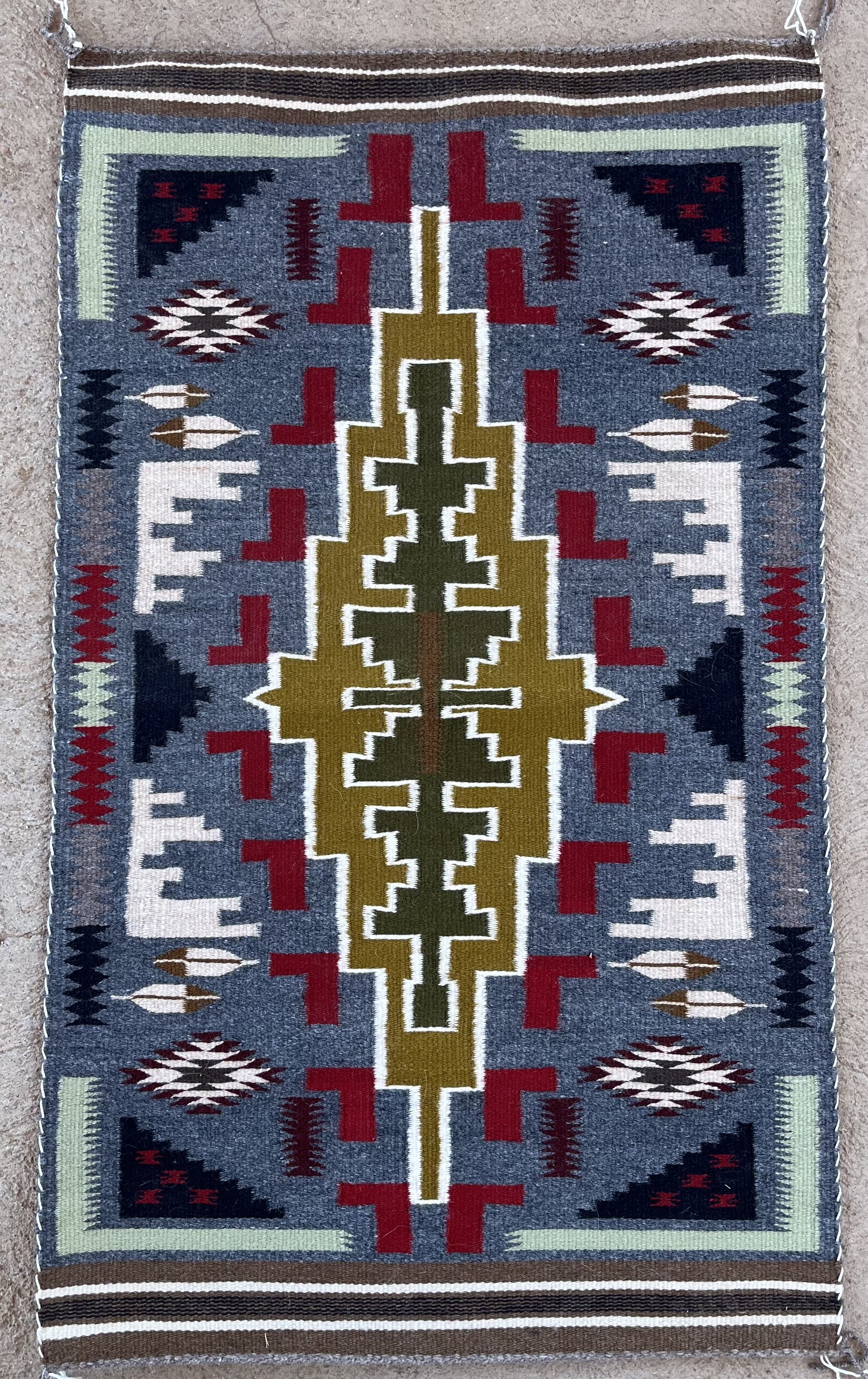 Navajo weaving by Lula Mae Kinney