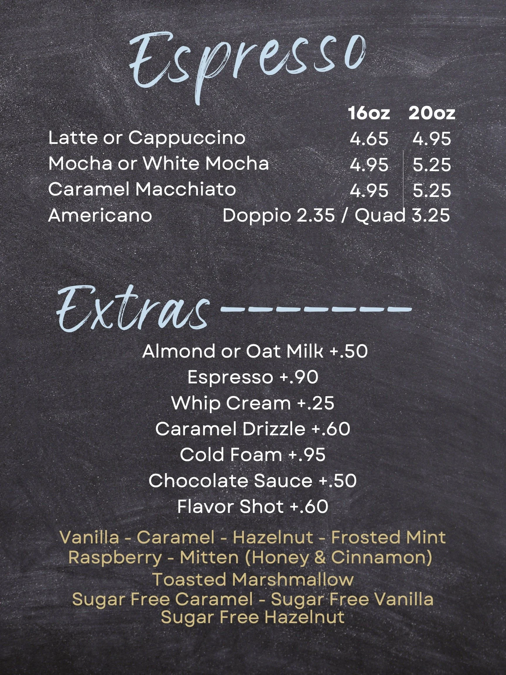 Coffee Shop — The Mitten Cafe &