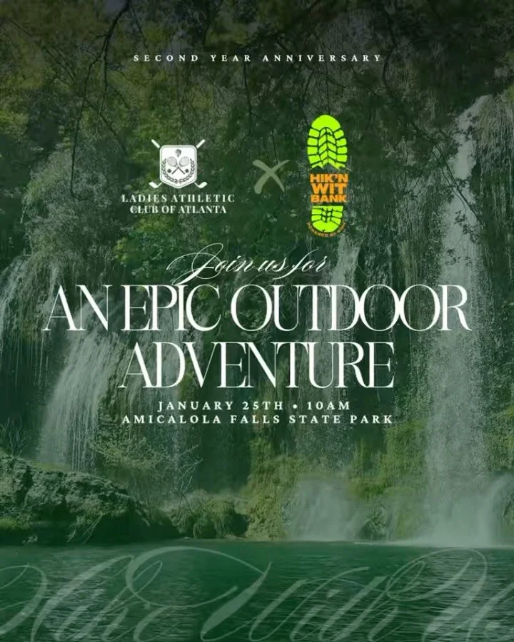 🌲 2nd annual Hik&rsquo;N Wit Bank x Ladies Athletic Club takeover 🌲

We are back and taking over Amicalola Falls again. Fresh air, good vibes, movement, and an amazing group of women for our second annual Hik&rsquo;N Wit Bank takeover, powered by W
