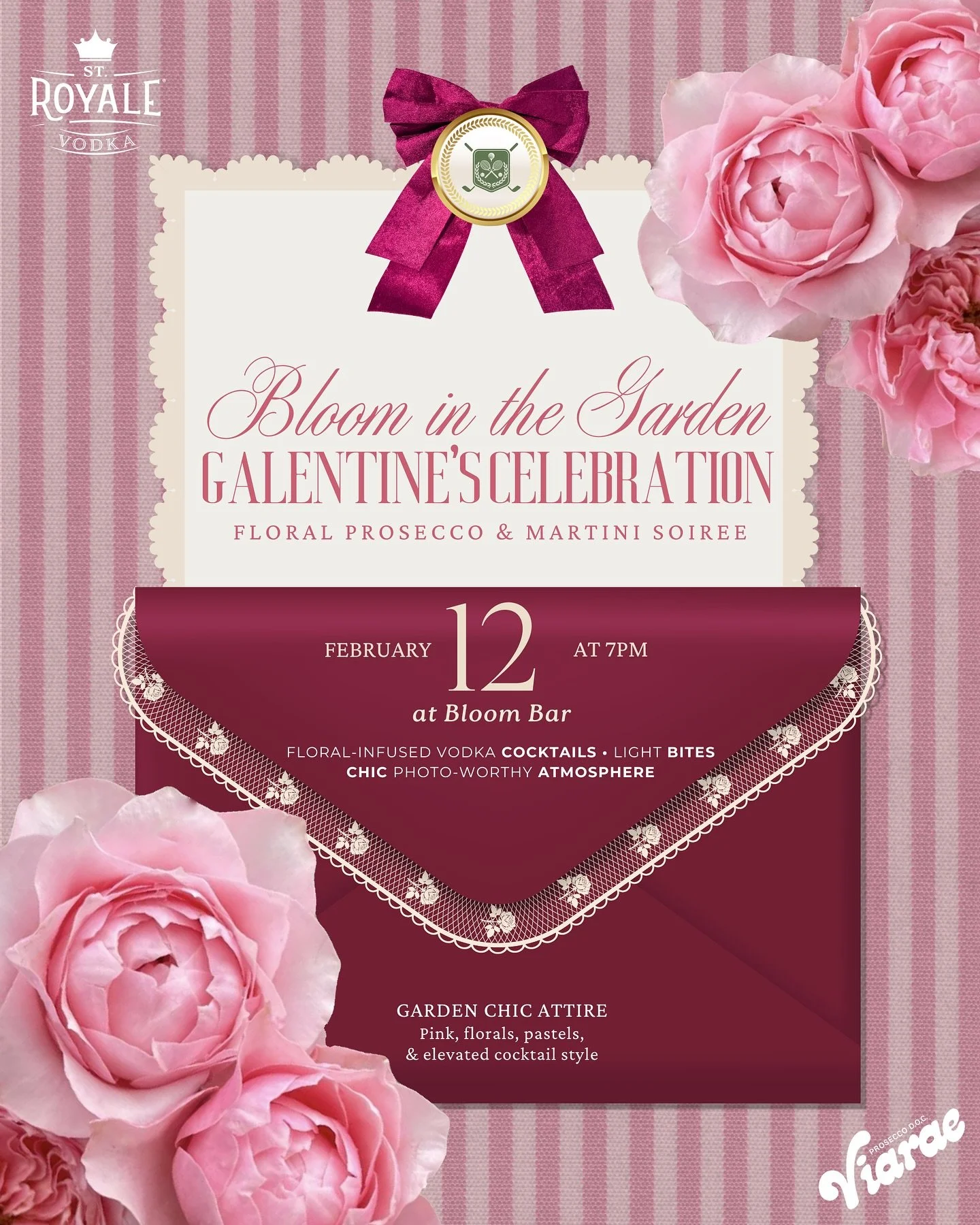 OPEN TO THE PUBLIC ✨

💕 Galentine&rsquo;s, but make it ICONIC 💕

Bloom in the Garden is LACA&rsquo;s signature Galentine&rsquo;s Celebration. This is where florals flirt with cocktails, prosecco flows freely, and powerful women come together to cel