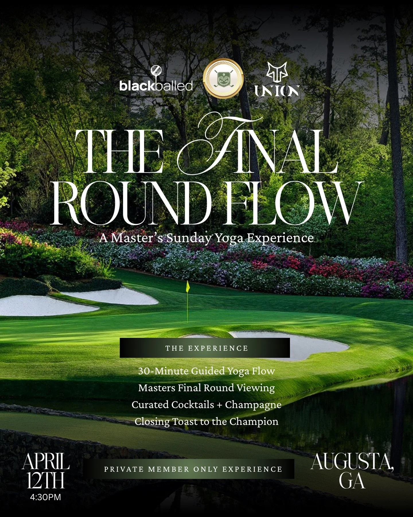🌸✨ An Exclusive Invitation Unlike Any Other&hellip; ✨🌸

The Ladies Athletic Club is pleased to invite members to an extraordinary wellness experience at the prestigious 2026 90th Edition Masters Tournament in Augusta, Georgia. Hosted in collaborati