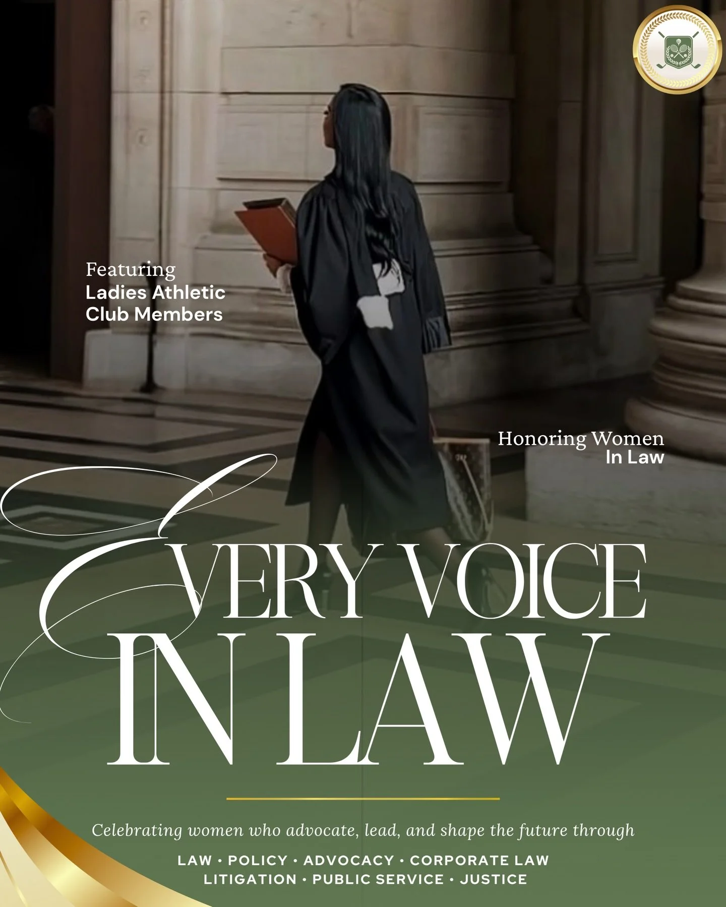 Every Voice in Law. Every Woman in Power. ⚖️✨

At the Ladies Athletic Club, we don&rsquo;t just network&mdash;we elevate. And today, we&rsquo;re proud to spotlight a group of extraordinary women who are making their mark across every corner of the le