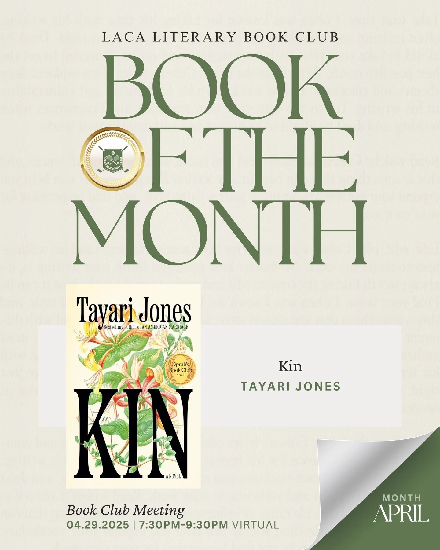 📚✨ For the woman who always has a book in her bag, saves quotes that move her, and believes the best conversations happen over stories&mdash;this is for you. ✨📚

The Ladies Athletic Club is more than wellness and social connection&mdash;it&rsquo;s 