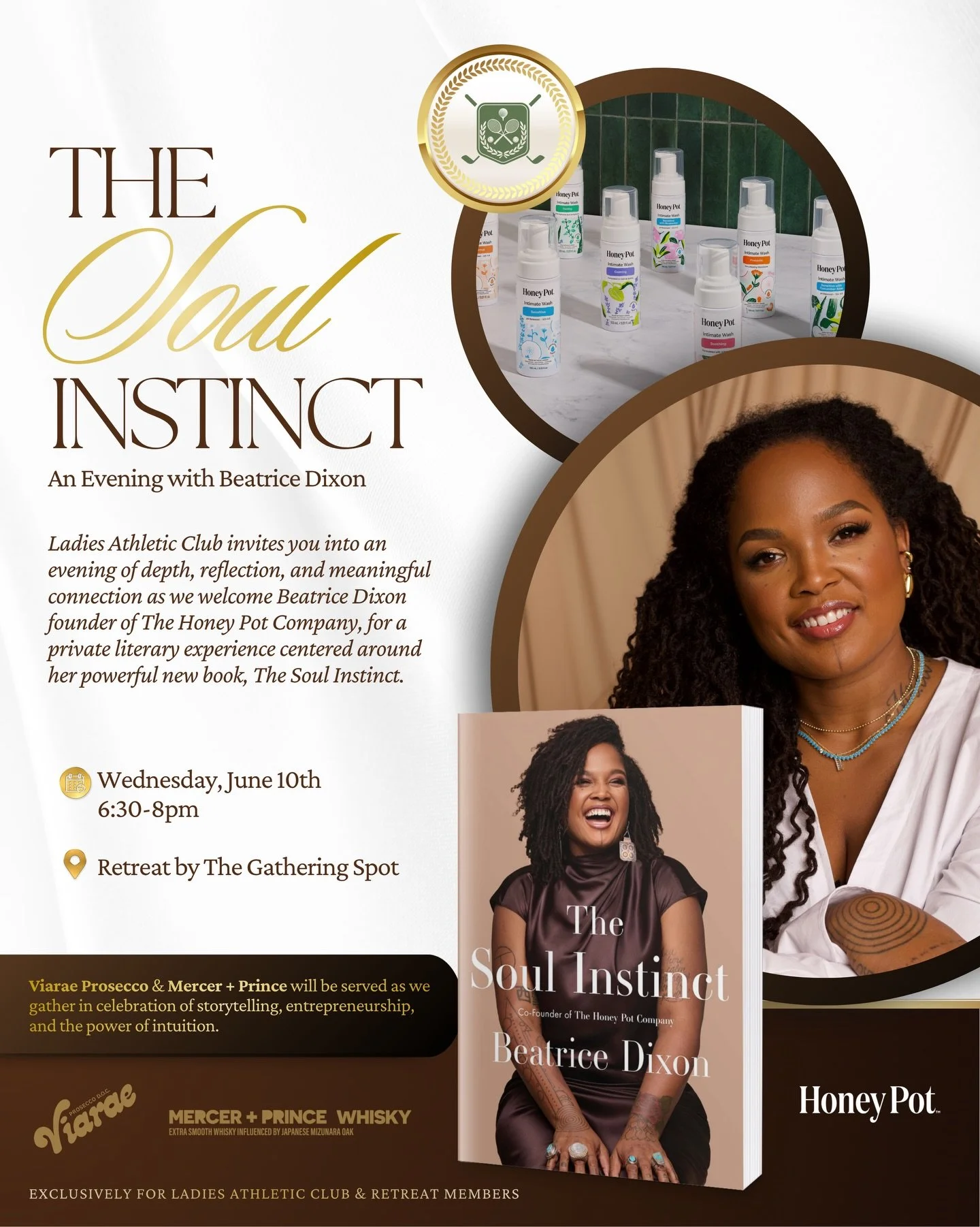 ✨ An Evening for the Women Building What&rsquo;s Next ✨

The most powerful moves in business are often guided by instinct.

Join us for The Soul Instinct: An Evening with Beatrice Dixon, an intimate literary experience designed for the women bold eno