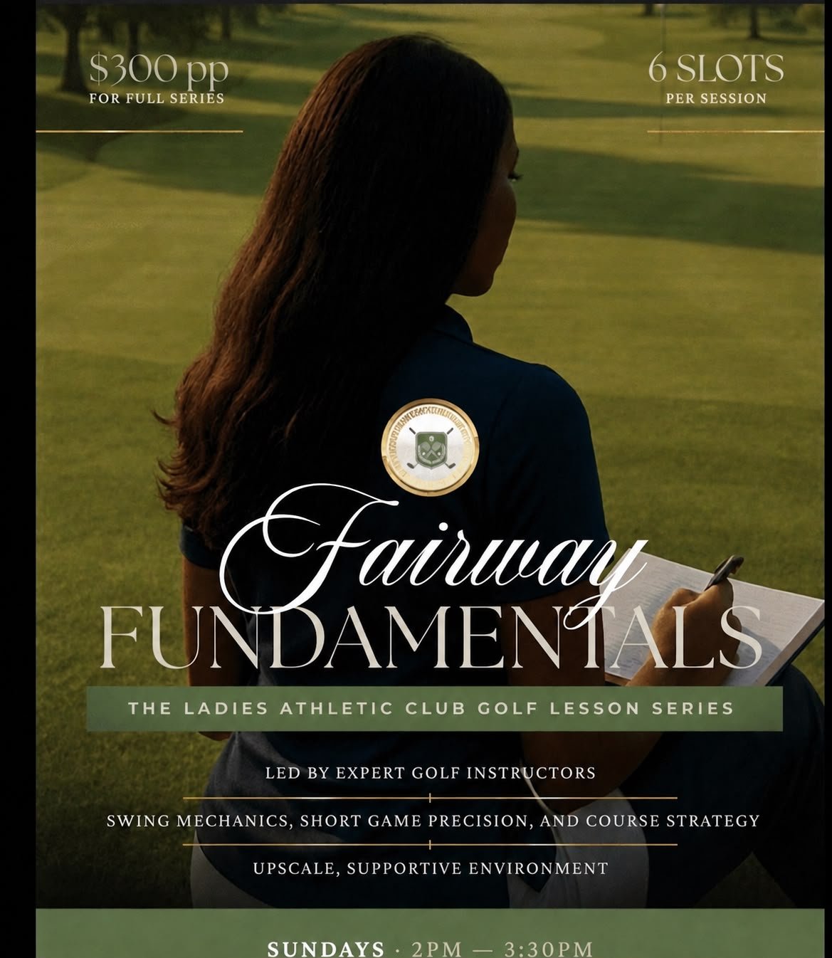 🏌️‍♀️✨ Fairway Foundations: Ladies’ Golf Series - Sept 20-Oct 25