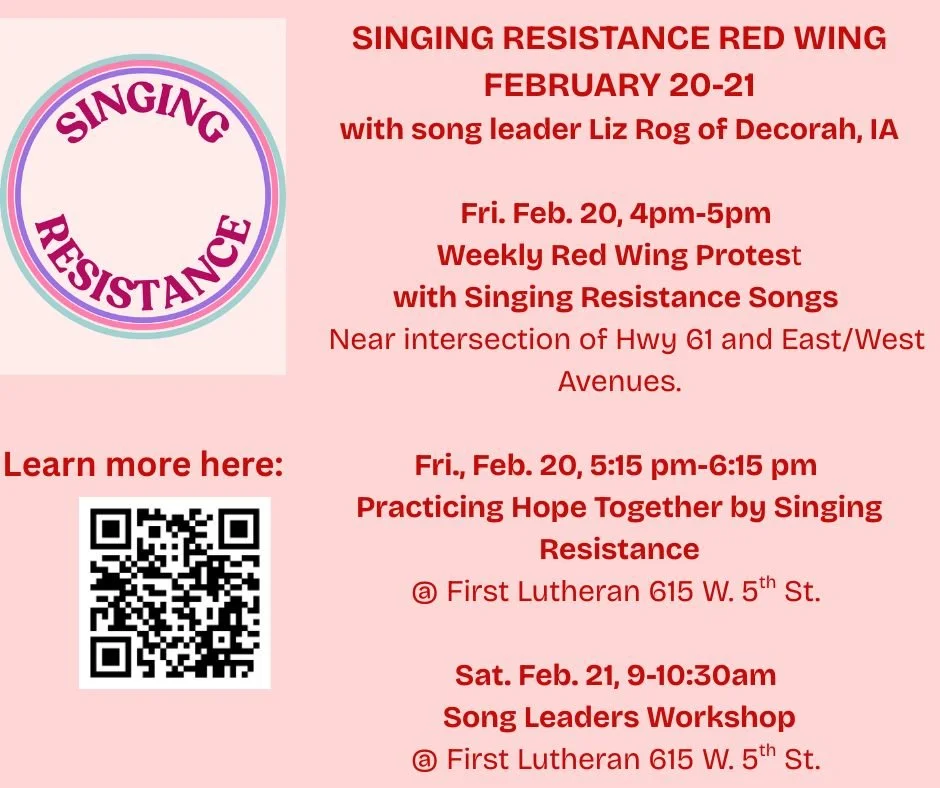 Singing Resistance in Redwing, MN