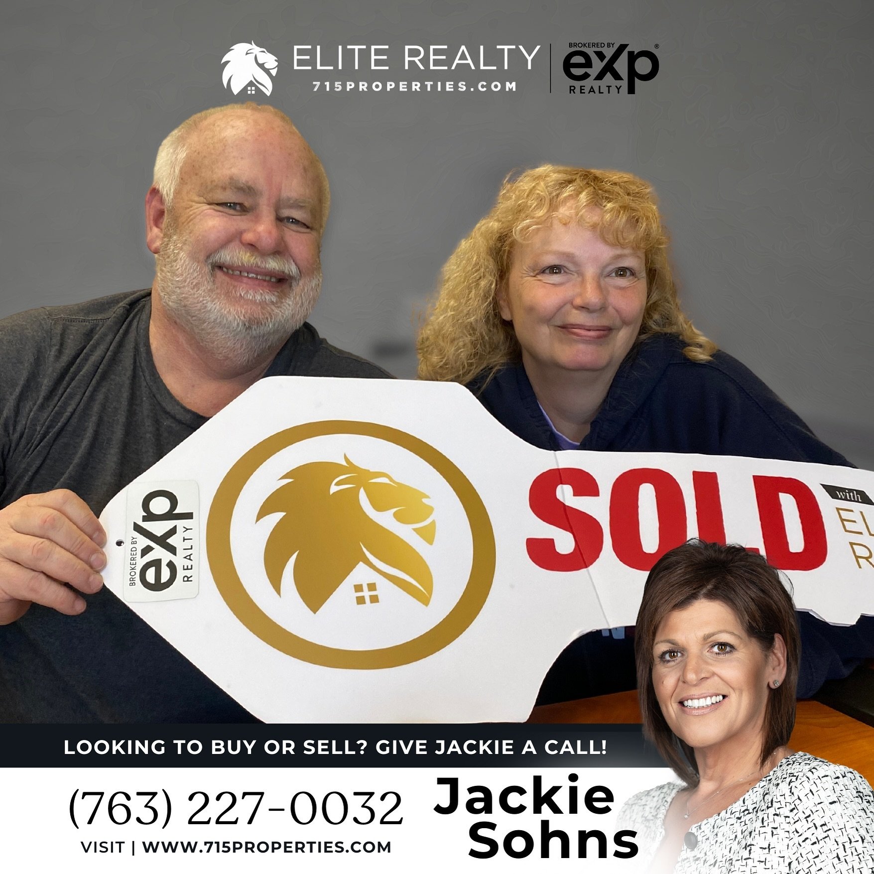 Congrats to Jackie&rsquo;s buyers on finding the perfect home 🏡 Thanks for trusting the Elite Realty Team! Are you considering buying or selling?📱 Call Jackie (763) 227-0032  #EliteRealtyTeam #Sold