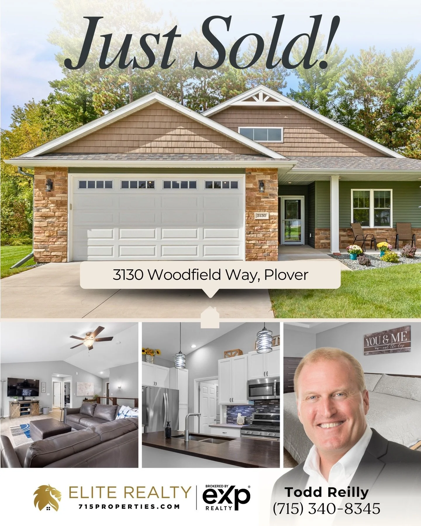 This exclusive Woodfield Point subdivision home, designed for comfort and convenience is #SOLD 🏡 Are you considering buying or selling? 📱Call Todd (715) 340-8345&nbsp;#EliteRealtyTeam #Sold