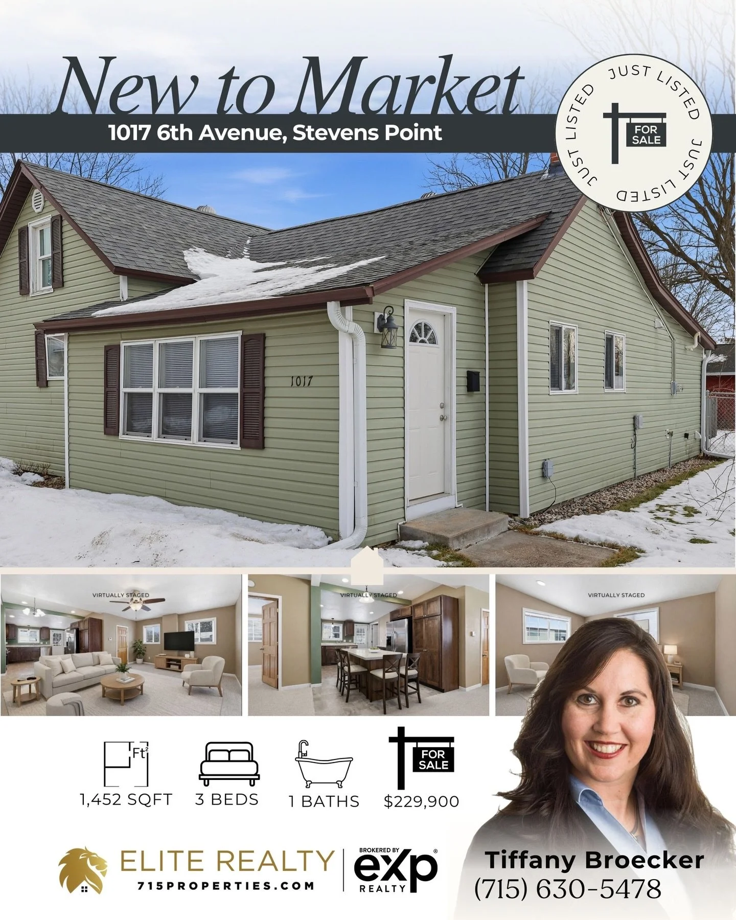 ✨New to Market✨ Impeccable Point Proper Cape Cod offering 3 bedrooms, 1 bath, 2-stall garage, fenced yard and over 1,400 sqft of bright, open-concept living with all amenities conveniently located on the main level. Thoroughly modernized with quality