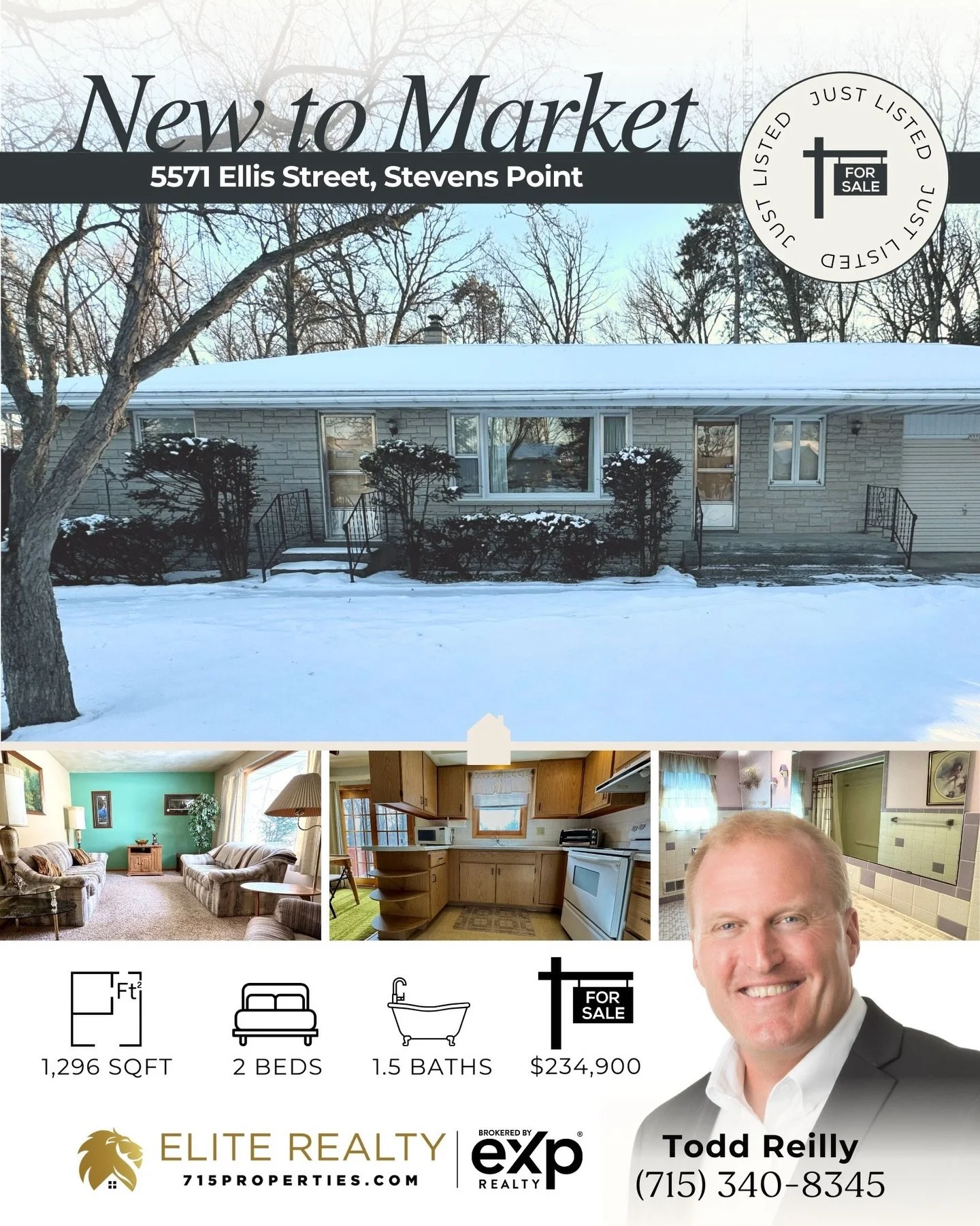 ✨New to Market Open House this Saturday, February 7 from 10-11:30 a.m. Hosted by Jackie Sohns featuring Success Lending Broker, Chris Claeys✨ Proudly owned by the same family for 40+ years, this home features Mid-century vibes throughout and is impec