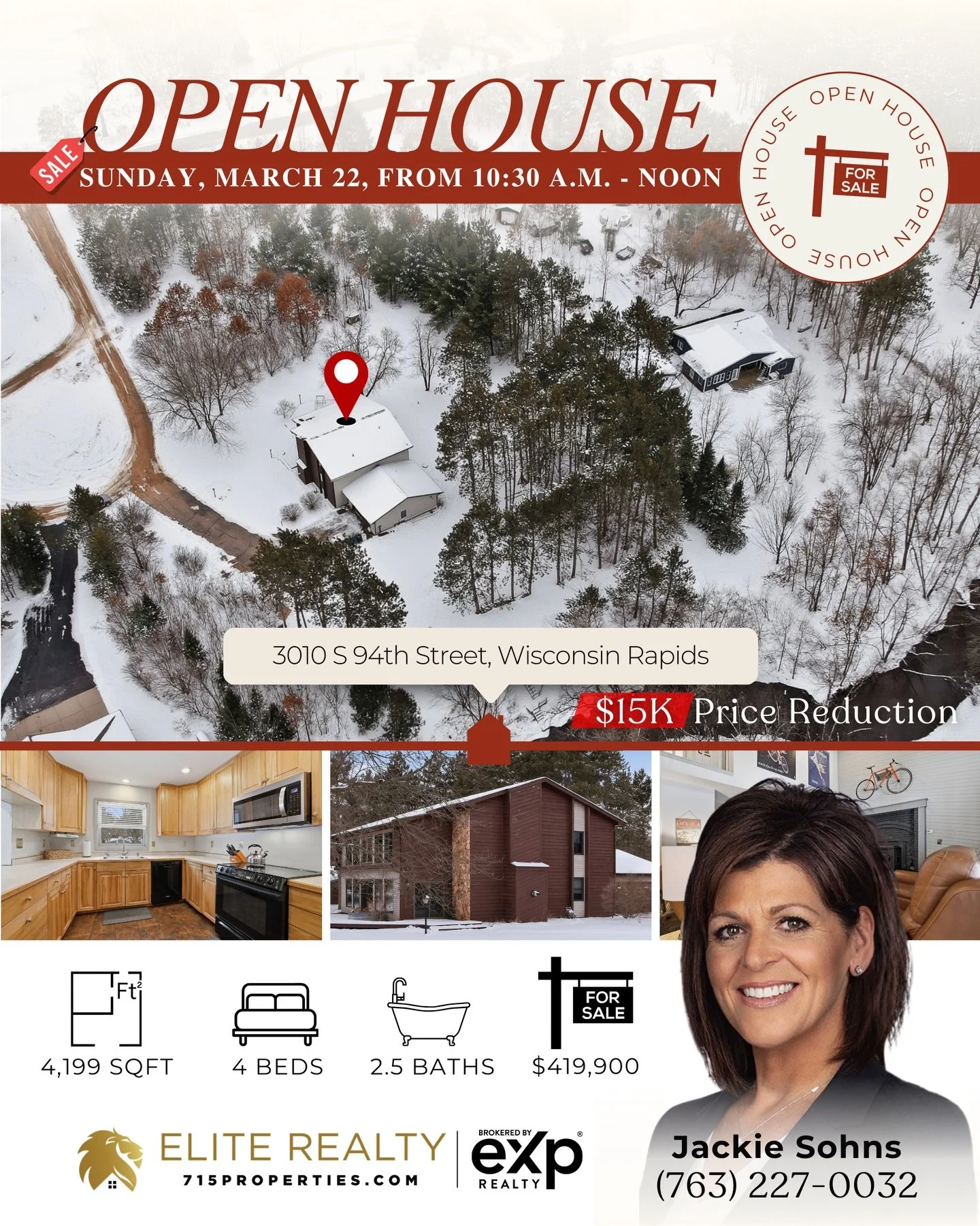 🚨Open House this Sunday, March 22 from 10:30 a.m. to noon 🚨 This 4 bedroom, 2.5-bath home offers a functional and flexible layout, with three bedrooms located on the main level. Surrounded by mature trees with a wooded backyard and frontage along F