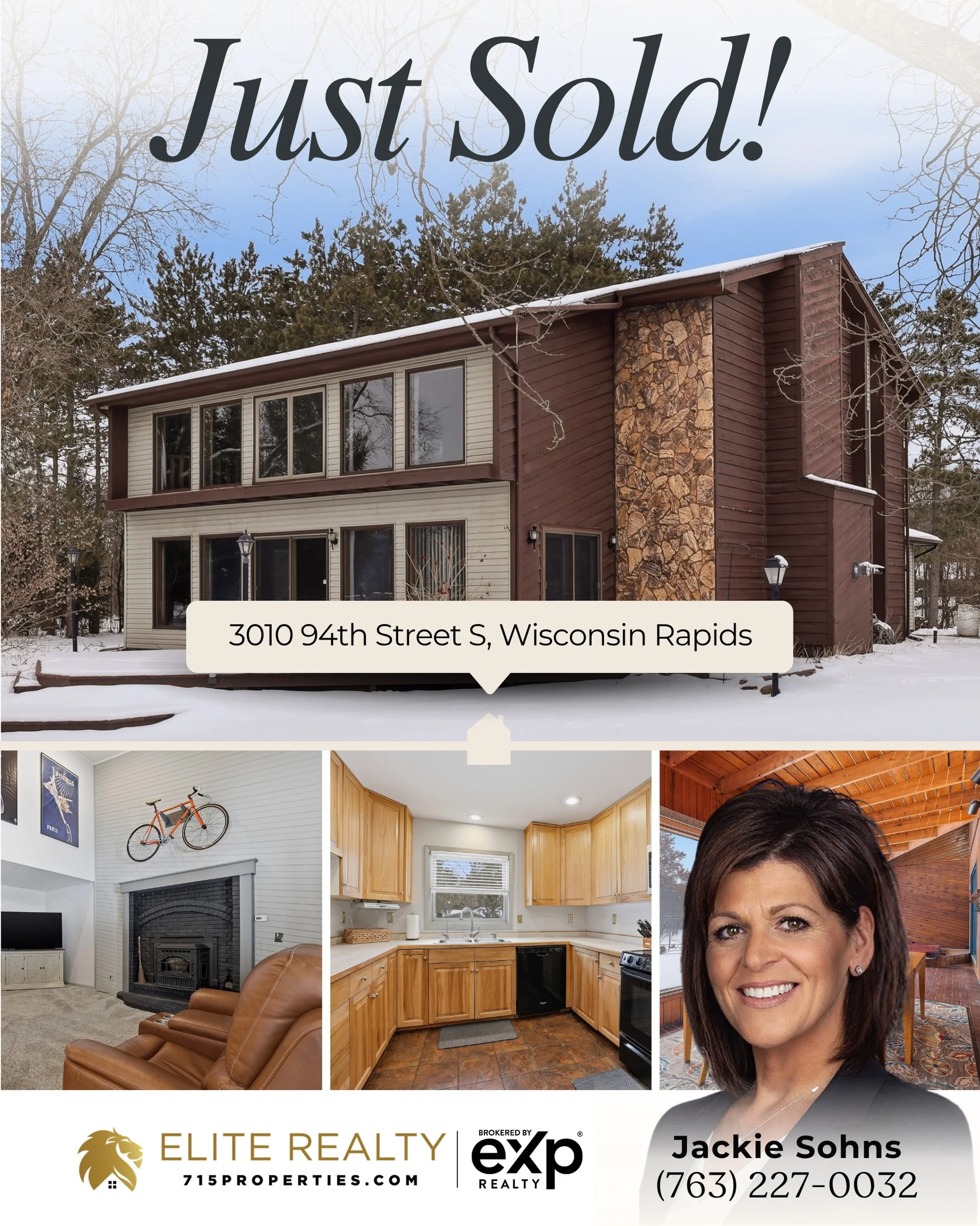 Congratulations to Jackie&rsquo;s seller on selling this beautiful home and finding an epic new home for this family in the Stevens Point area! 🏡 Are you considering buying and/or selling?📱Call Jackie (763) 227-0032 #EliteRealtyTeam #Sold