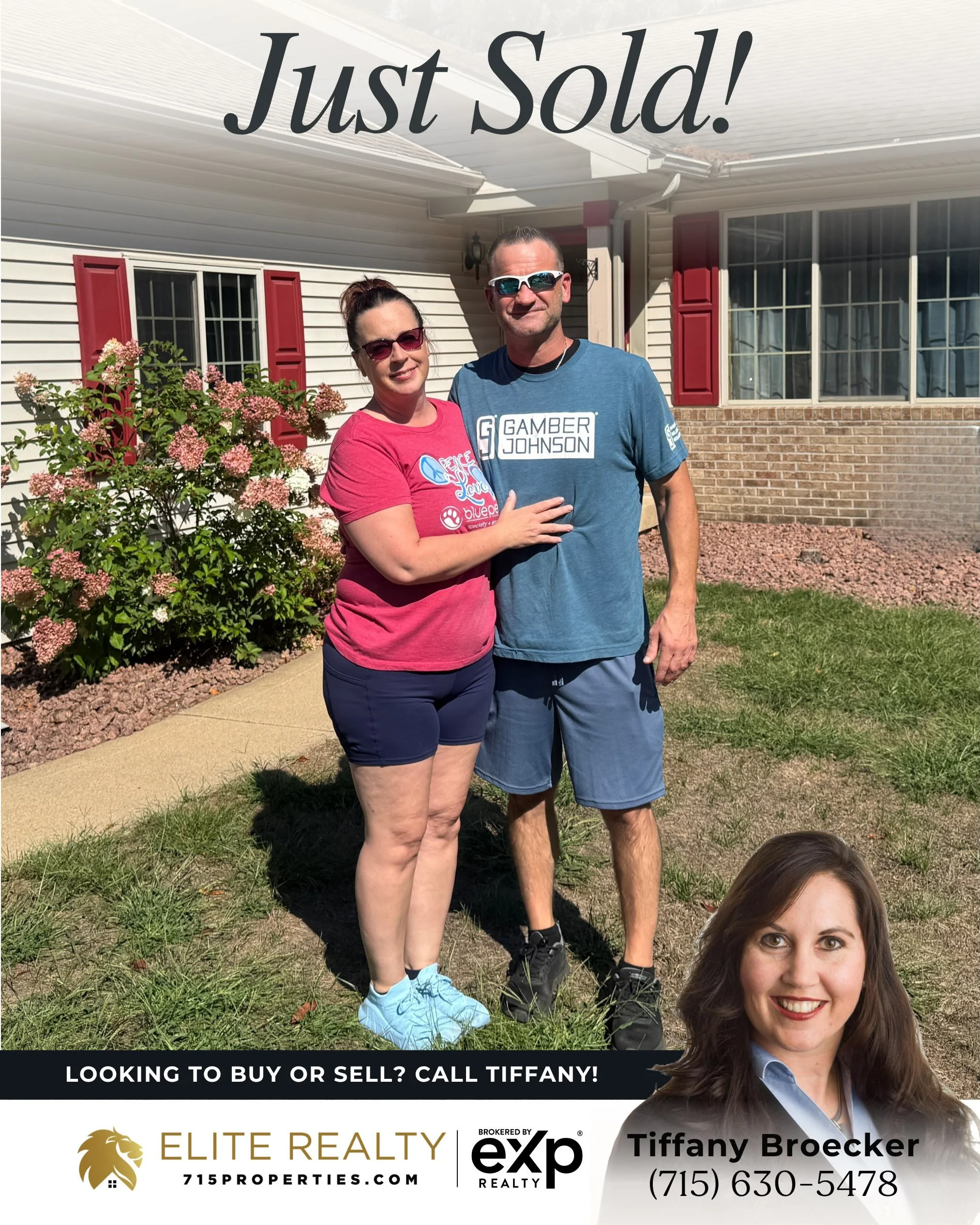 Congratulations to Gina and Keith on the purchase of their beautiful new home! I couldn&rsquo;t be happier for you as you begin this exciting new chapter.&nbsp;I know you know a lot of realtors and I am honored that you chose me.&nbsp;Thank you for y