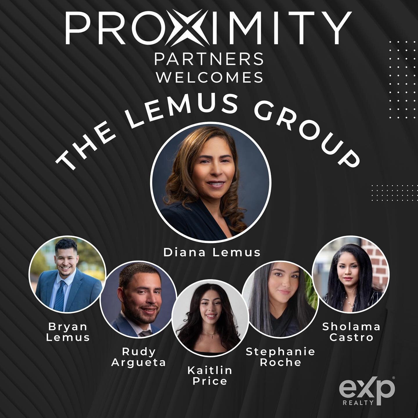I am so excited to welcome  one of the top NAHRP teams in the country, The Lemus Group, to Proximity Partners! 🤝 I am thrilled to have you join our eXp organization, and can't wait to help you and your agents take your businesses to the next level! 