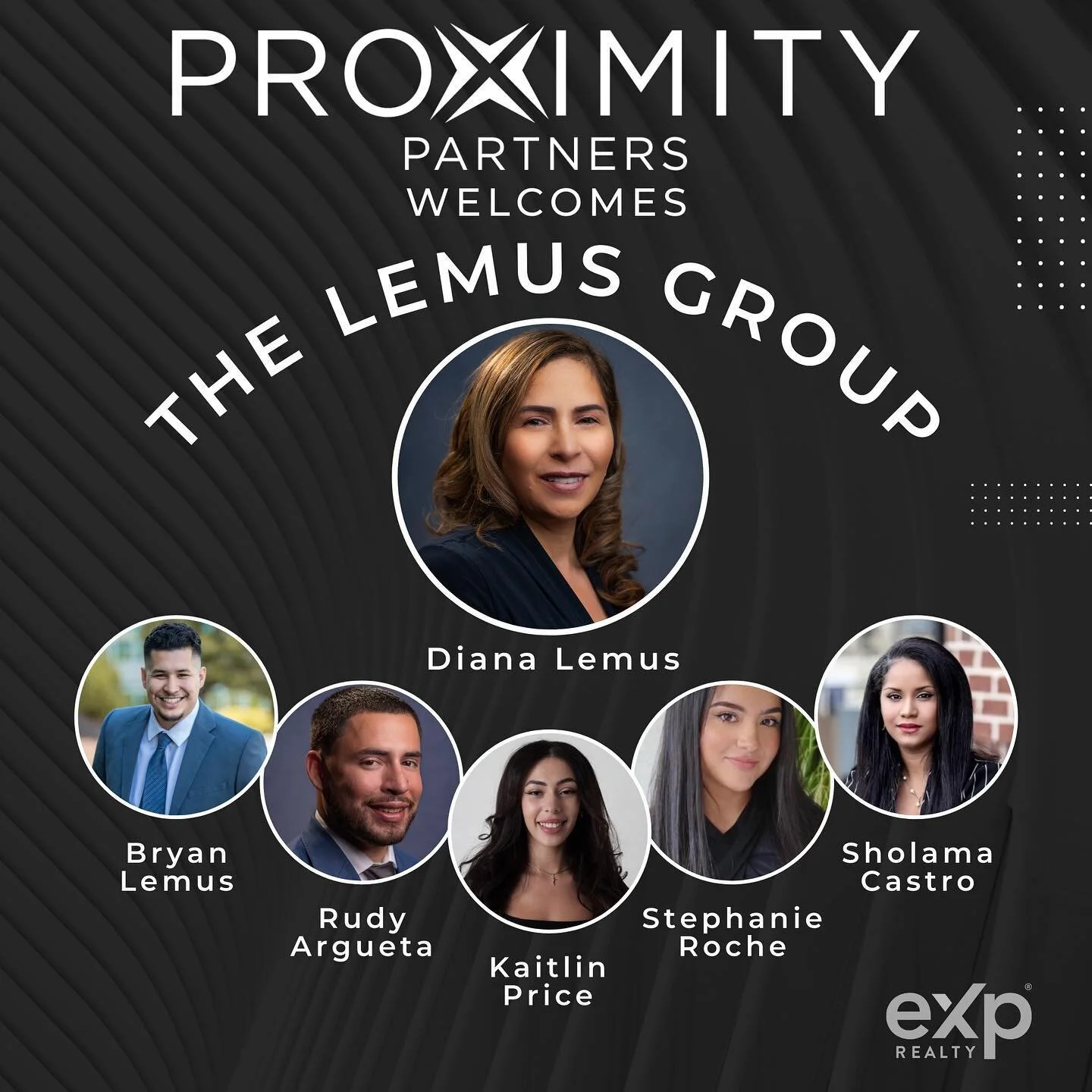 I am so excited to welcome  one of the top NAHRP teams in the country, The Lemus Group, to Proximity Partners! 🤝 I am thrilled to have you join our eXp organization, and can't wait to help you and your agents take your businesses to the next level! 