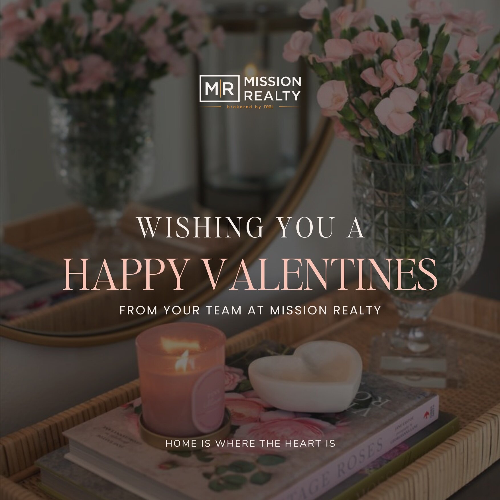 Love is in the air at Mission Realty 💓 Happy Valentine&rsquo;s Day from our team to you!