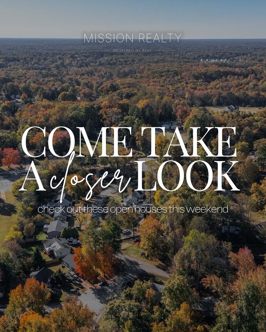 This weekend is full of stunning homes across Chesterfield and Richmond. Whether you&rsquo;re searching for modern finishes, cozy charm, or a perfect backyard retreat, Mission Realty has you covered. Stop by these open houses and find your dream home