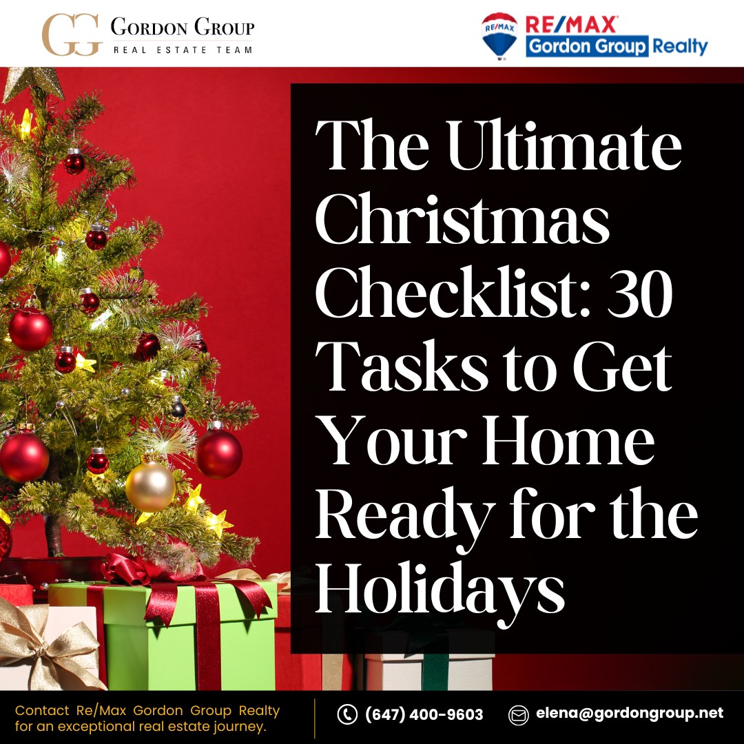 The Ultimate Christmas Checklist: 30 Tasks to Get Your Home Ready for ...