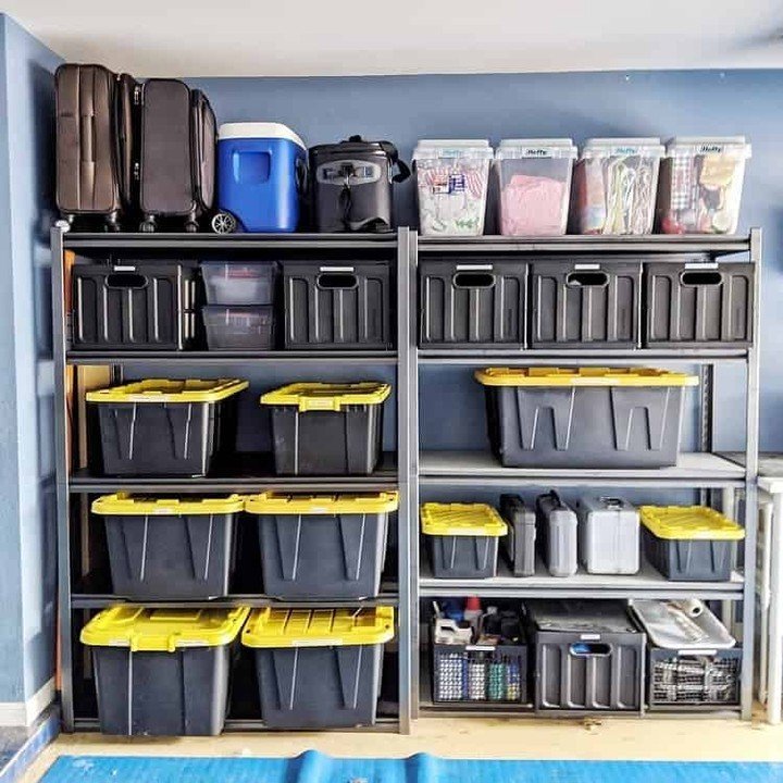 Don&rsquo;t let the floor space in your garage to clutter up while the walls stay bare and unused. 

These garage shelving ideas help you answer the storage question. 
 
  SEE LINK in Bio for More Info! 
 
#edmonton #realestate #homes #kitchen 