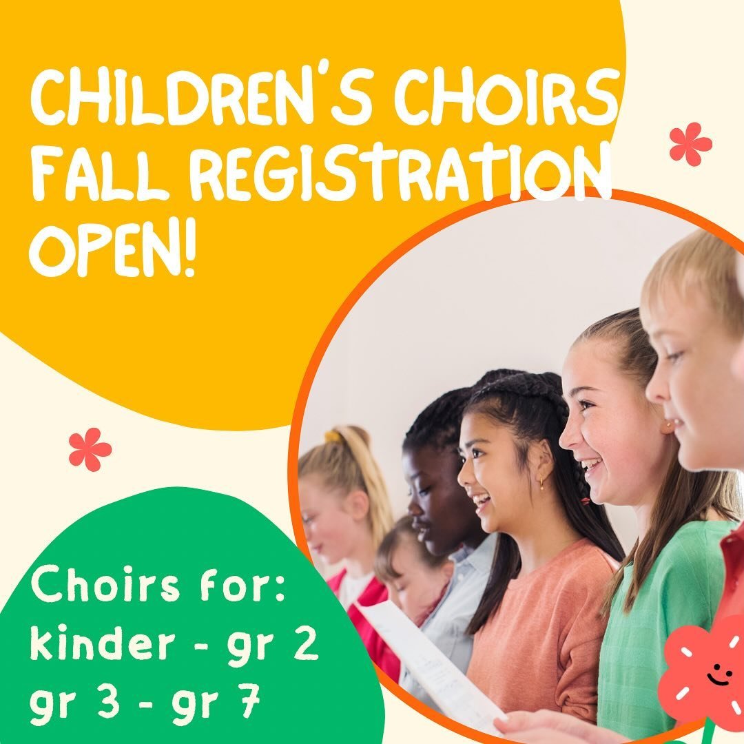 Registration for the fall semester of choirs is now open! 

You can register at https://www.beaumontsongbirdschoirs.com/registration