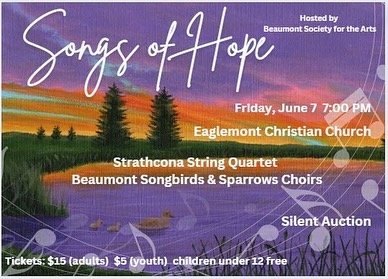 Tickets for our June concerts are now available! We&rsquo;d love to have you join us as we bring all our incredible songs to you this semester! 

Friday evening will be the adult and teens choirs joined by the Strathcona string quartet for an evening