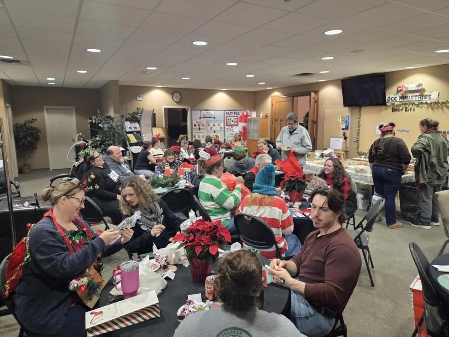 The Songbirds had our annual Christmas party on Tuesday evening. What a privilege to make music with these amazing folks! 

Our Christmas concerts are coming up this Saturday, December 13 at 2:00 PM, and next Friday, December 19 at 7:00 PM.

Tickets 
