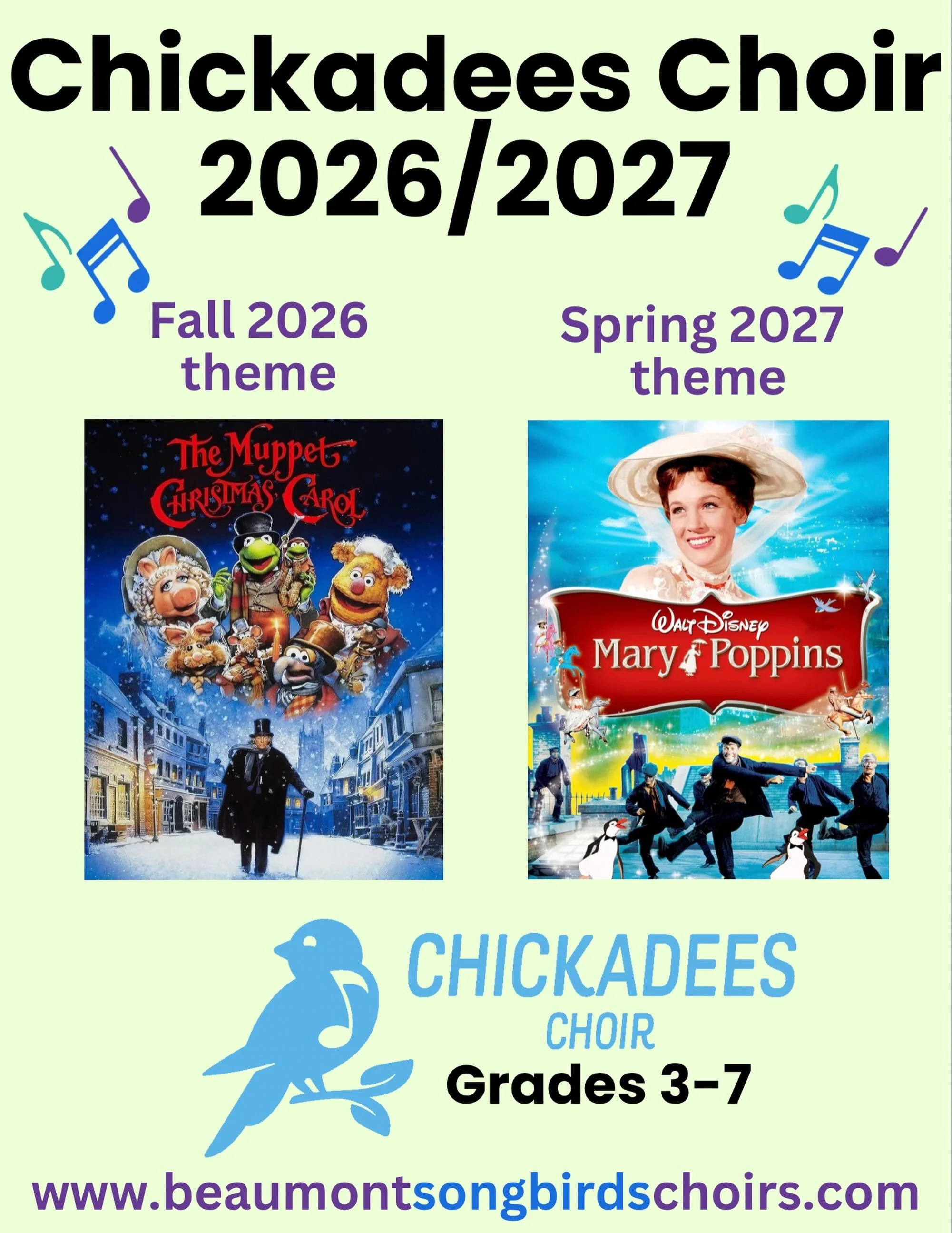 Our children&rsquo;s choirs are doing some fun themes this year! 

Muppet Christmas Carol is a holiday classic in our homes, and we are joining with the Found Space actors to create a musical drama as our children&rsquo;s holiday concert in December!
