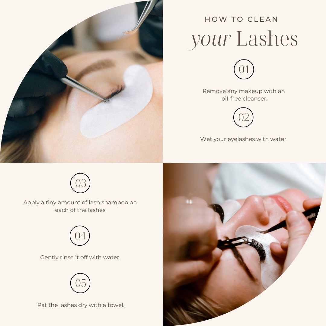 During step 3 we highly recommend using one of the 'Cleansing Brushes' we sell or lint-free applicator wands, which we also sell. 

Both those will ensure you are getting in there with the lash shampoo - our go-to is the Meadow Foam oil-free makeup r