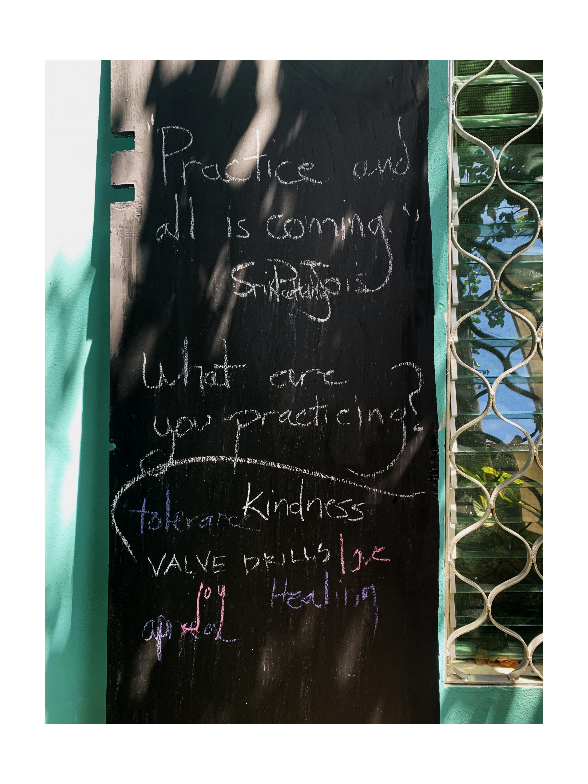 And then we enter our lives