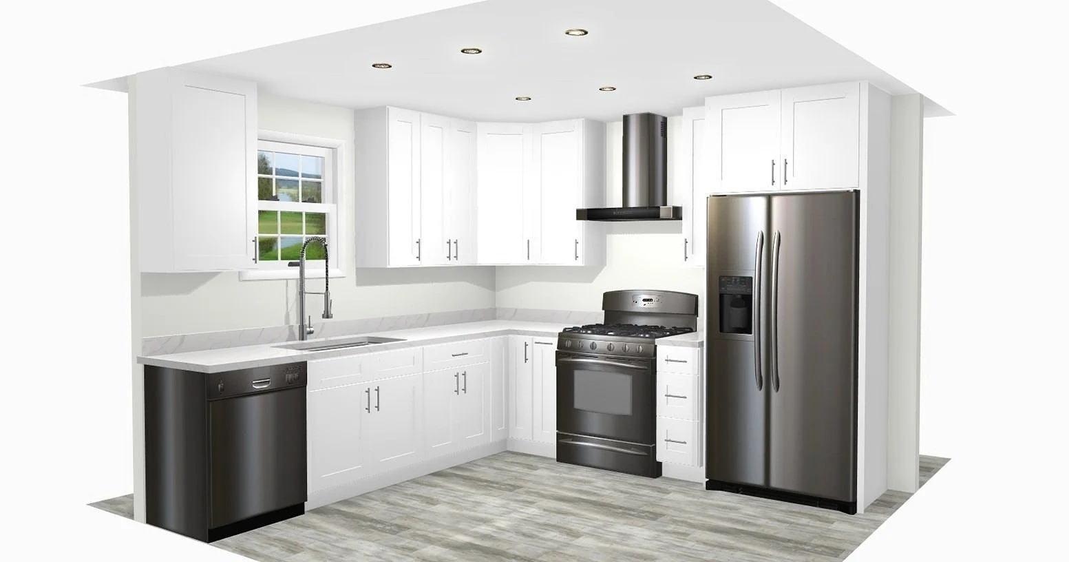 Contemporary Kitchen Remodel by ArteagasCabinetsLLC project photo