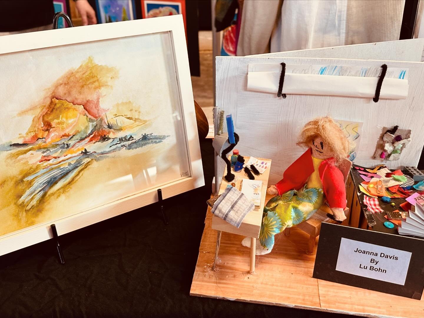 Miniature artists everywhere!! Swipe left to take a look at some fellow Lancaster artists in their tiny studios. See if you can identify them or their artwork. (Answers below)

I&rsquo;m so impressed with this art project that @gwendolyn11 puts toget