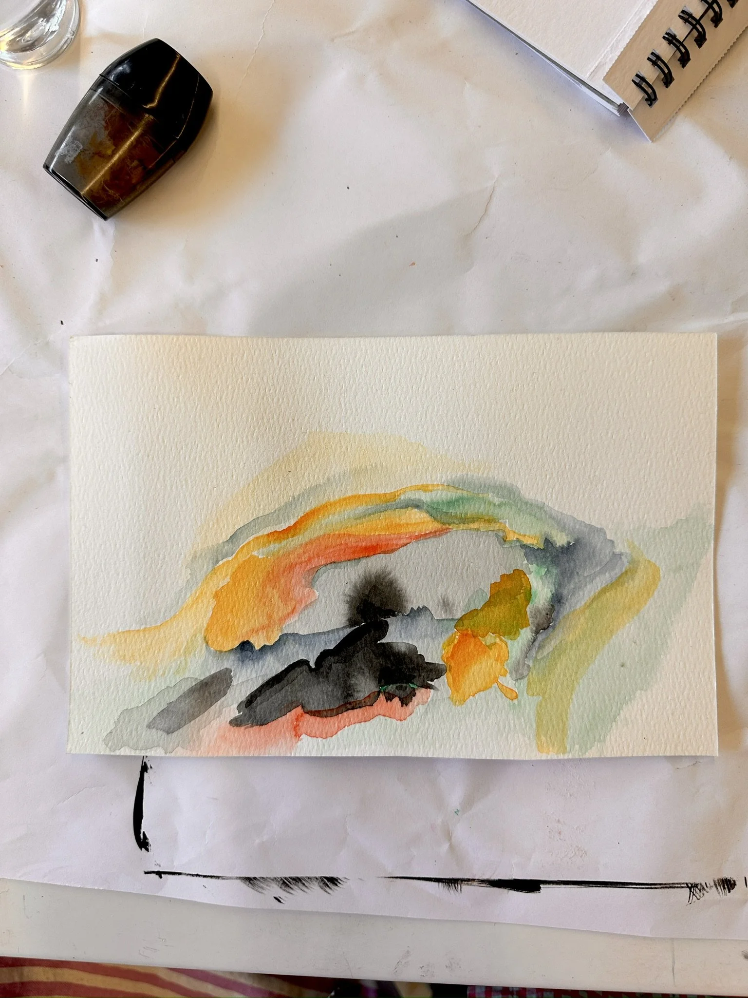 A Little Watercolor Lesson in Letting Things Rest