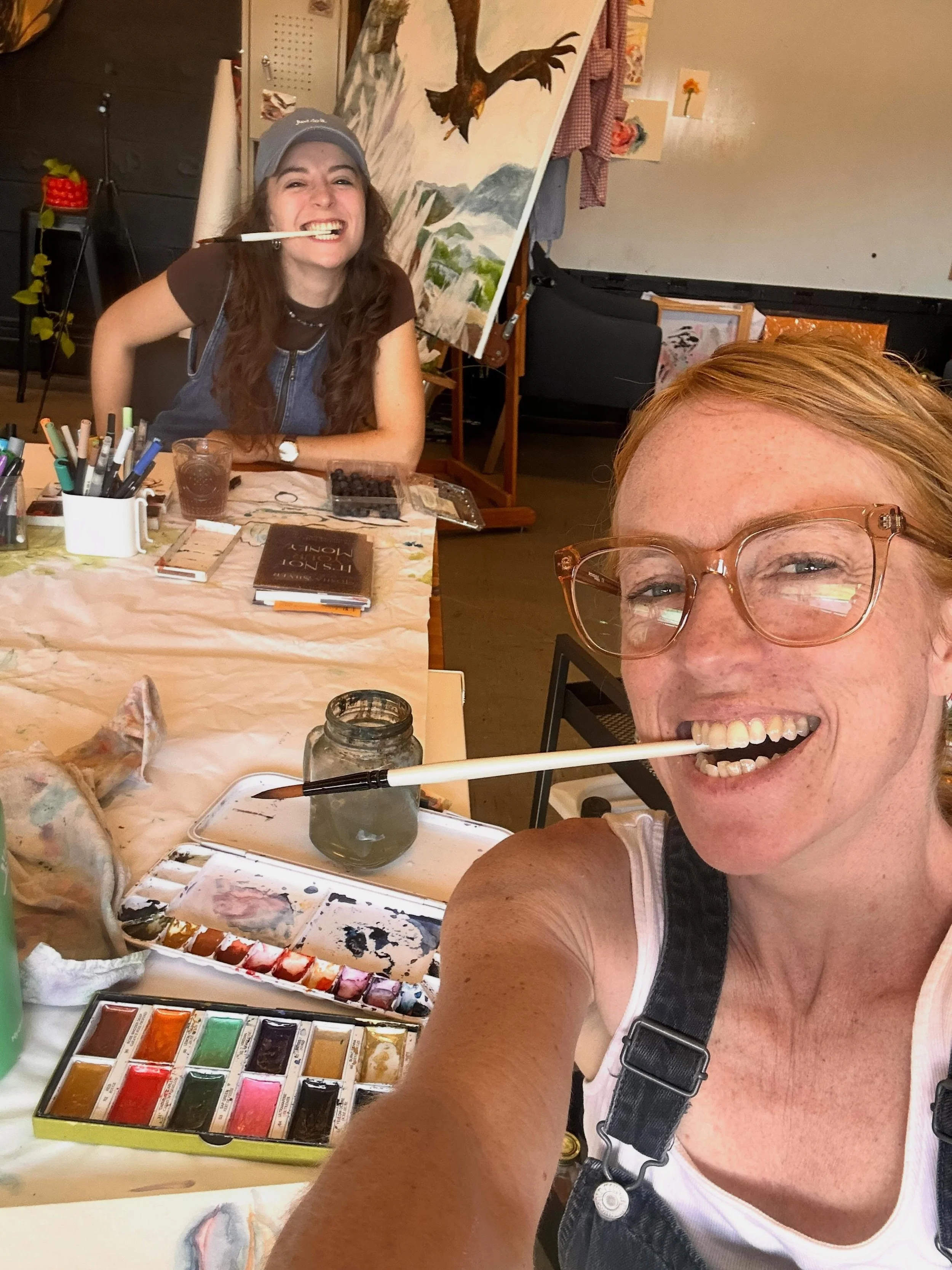 Love it when a studio buddy brightens my morning. 🩵💛🧡🩷
@beatricezorrilla