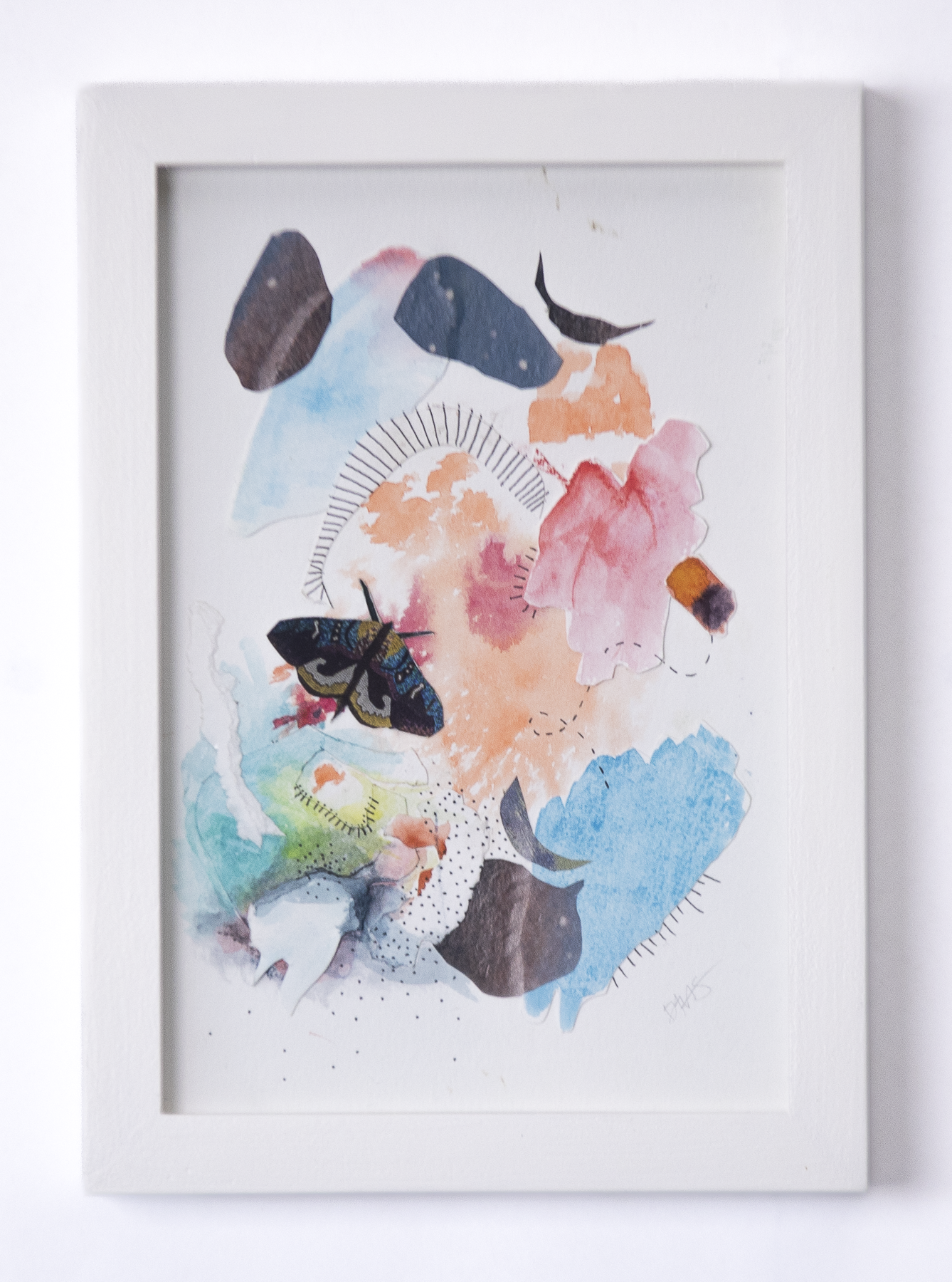 Remnants, a framed original artwork by Lancaster PA artist Jo Davis is available for purchase.