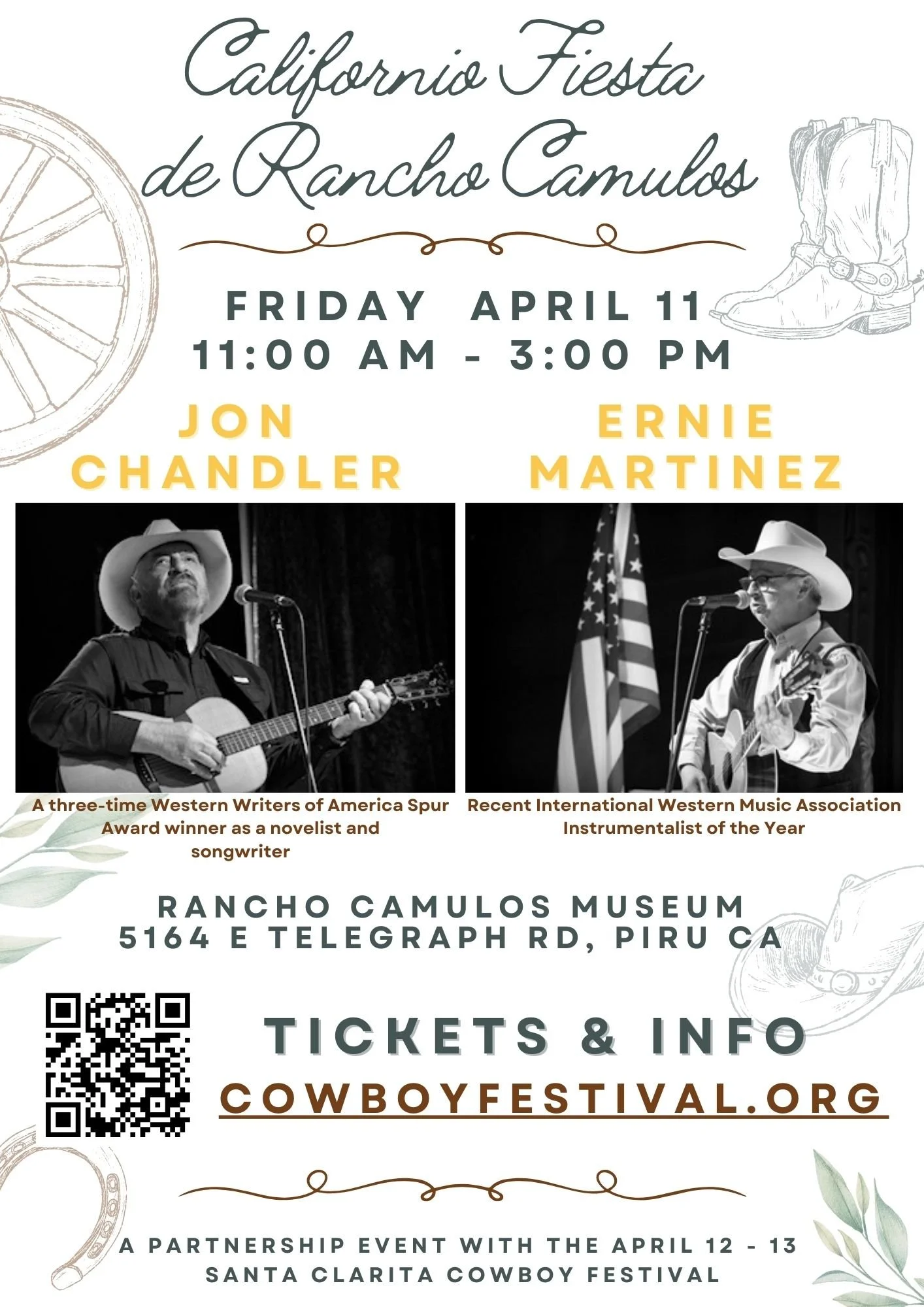 Californio Fiesta De Rancho Camulos featuring Jon Chandler &amp; Ernie Martinez