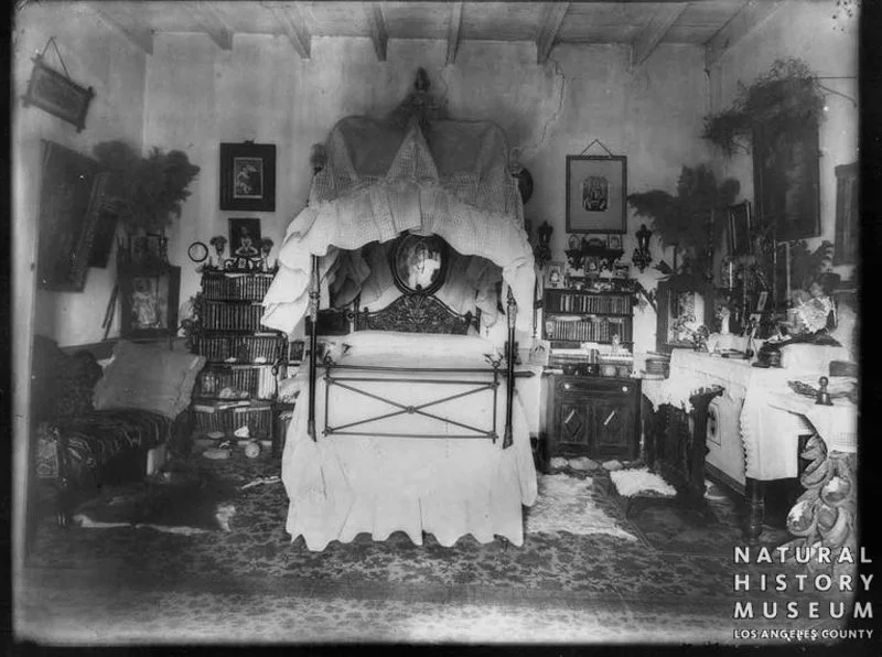 del Valle bedroom, Rancho Camulos Museum